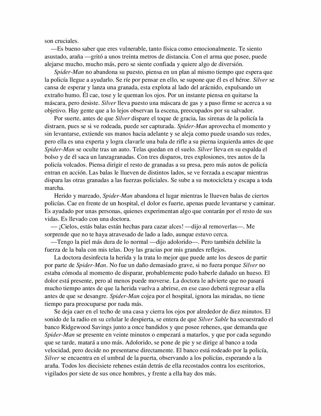 La Octava Maravilla: Spider-Man. (Novela) - Capítulo 4 - Página 5 - LectorTMOo