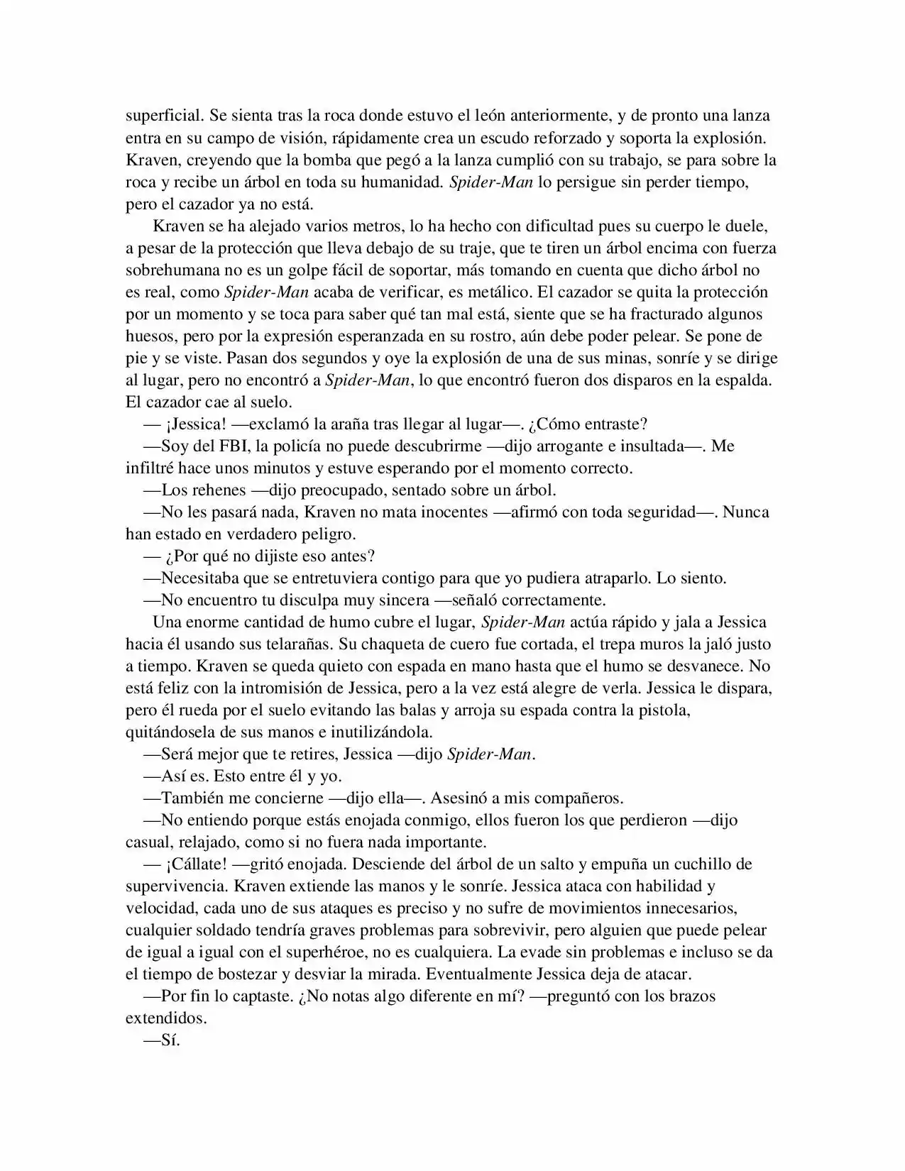 La Octava Maravilla: Spider-Man. (Novela) - Capítulo 8 - Página 6 - LectorTMOo