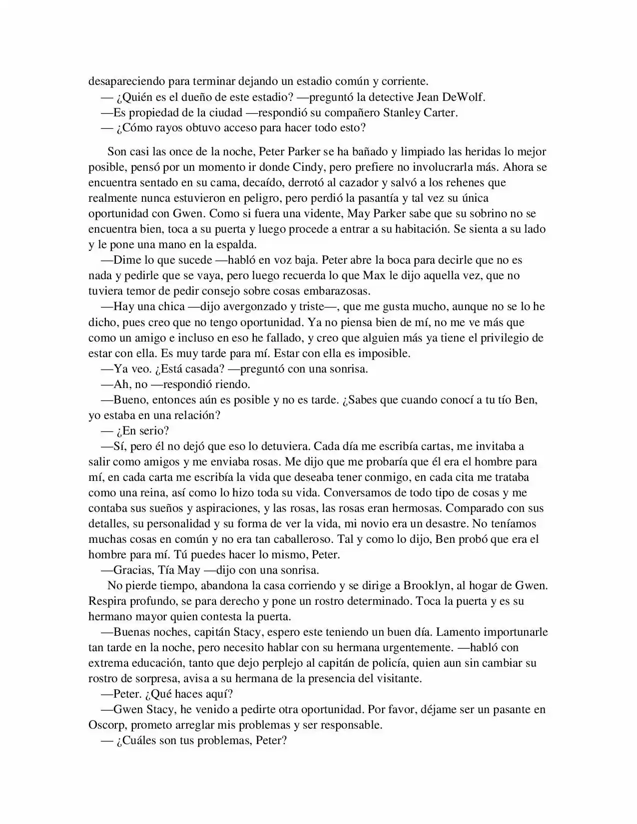 La Octava Maravilla: Spider-Man. (Novela) - Capítulo 8 - Página 8 - LectorTMOo