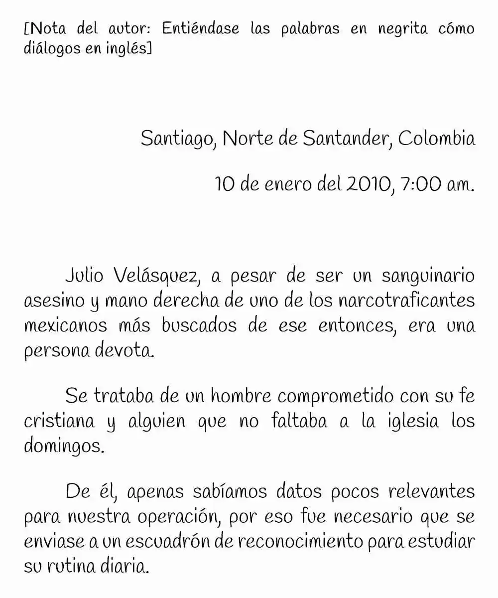 La Odisea Del Soldado Sosa (Novela) - Capítulo 3 - Página 2 - LectorTMOo