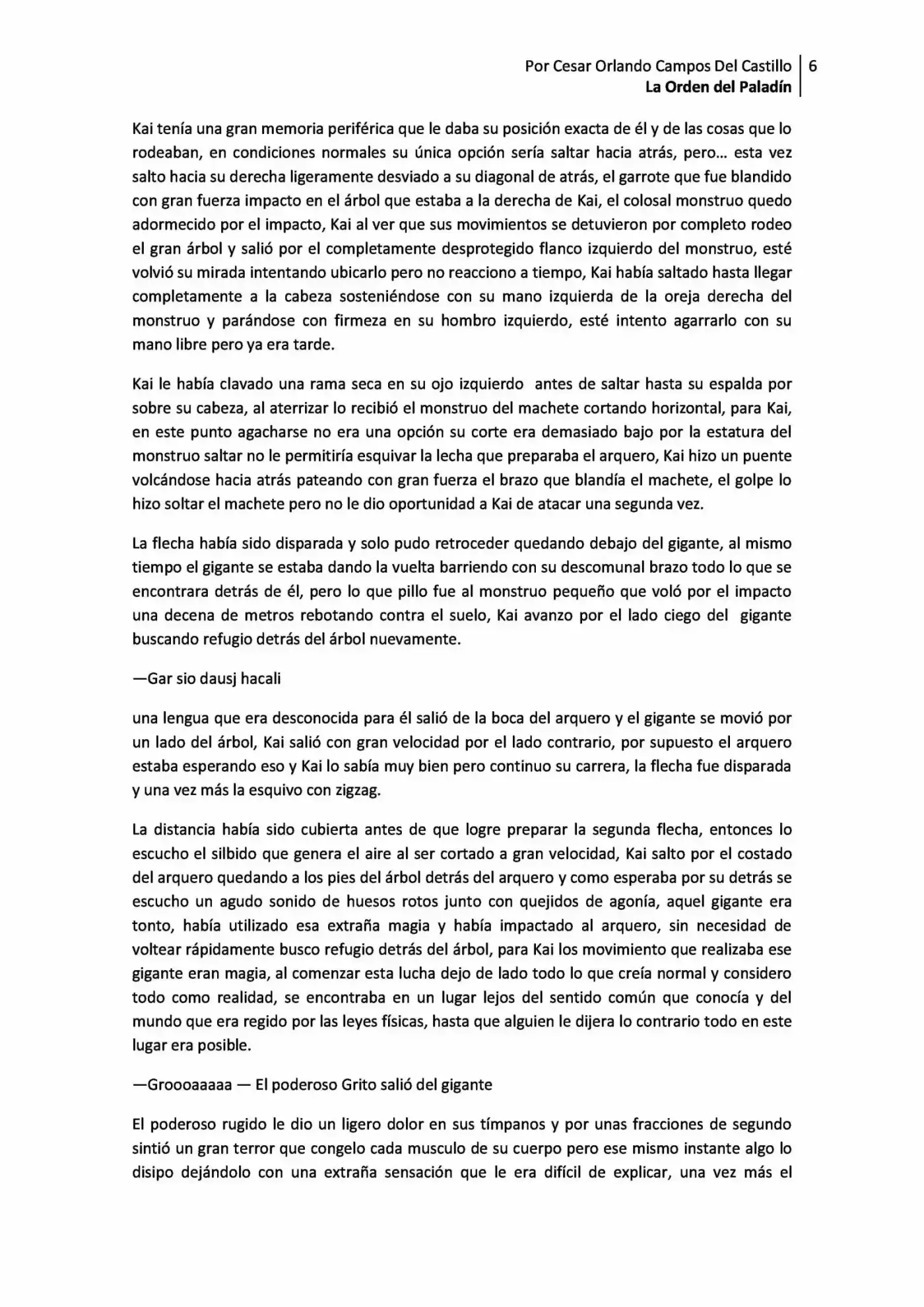 La Orden Del Paladin (Novela) - Capítulo 1.10 - Página 6 - LectorTMOo