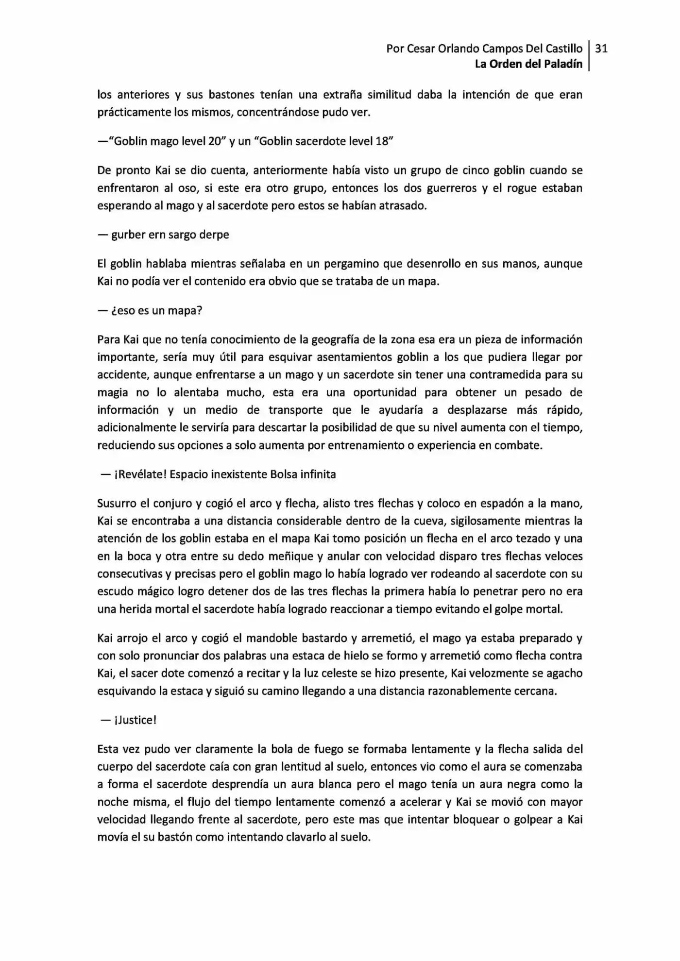 La Orden Del Paladin (Novela) - Capítulo 1.10 - Página 31 - LectorTMOo