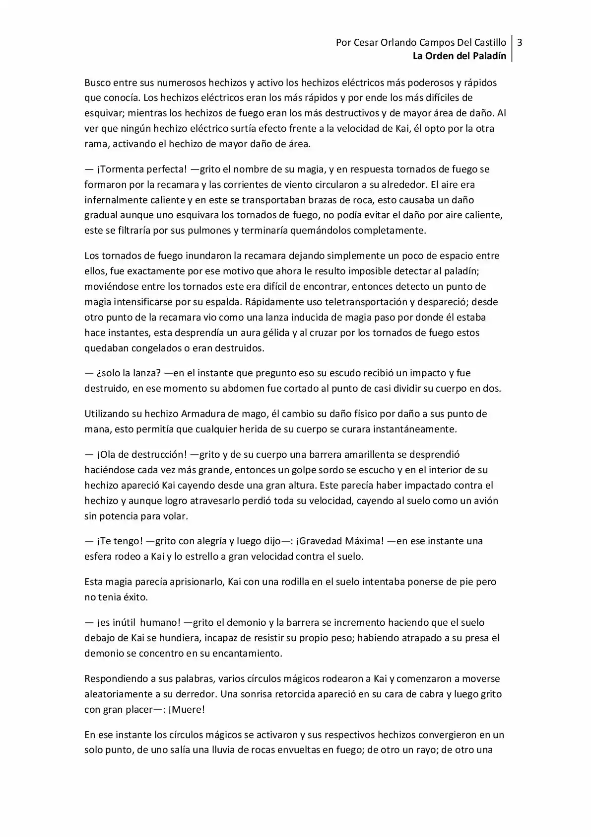 La Orden Del Paladin (Novela) - Capítulo 15 - Página 3 - LectorTMOo