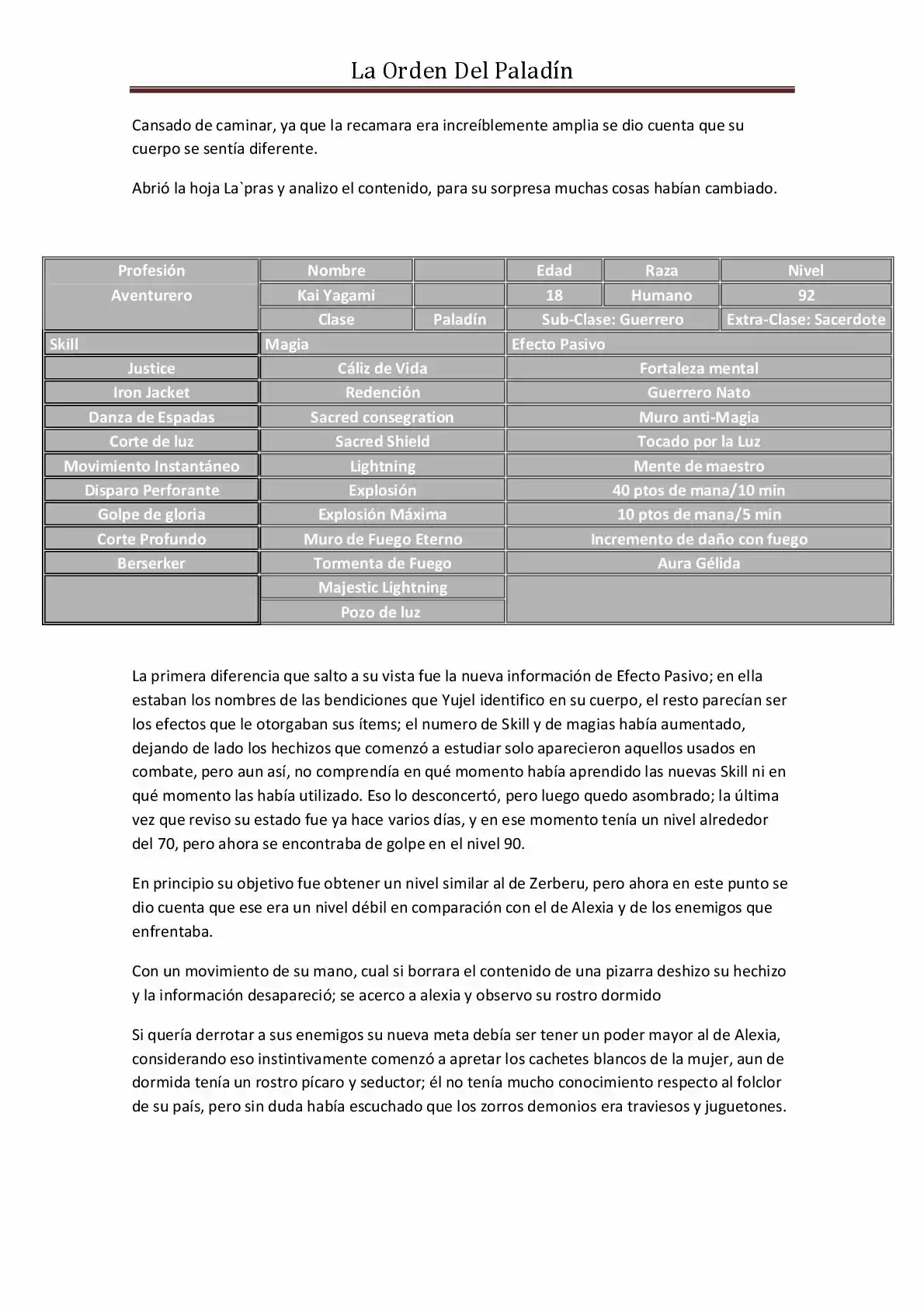 La Orden Del Paladin (Novela) - Capítulo 17 - Página 7 - LectorTMOo