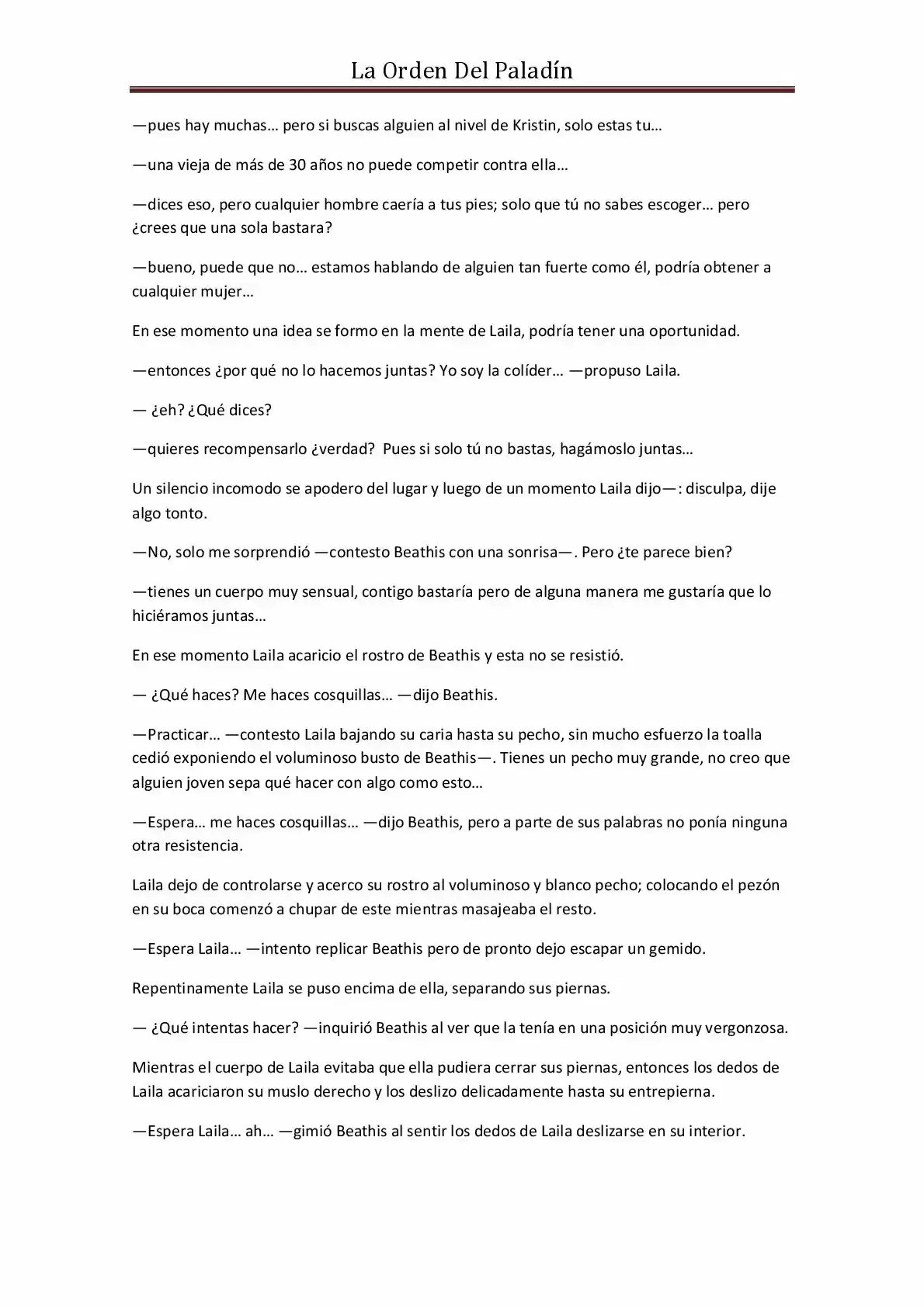 La Orden Del Paladin (Novela) - Capítulo 18 - Página 9 - LectorTMOo
