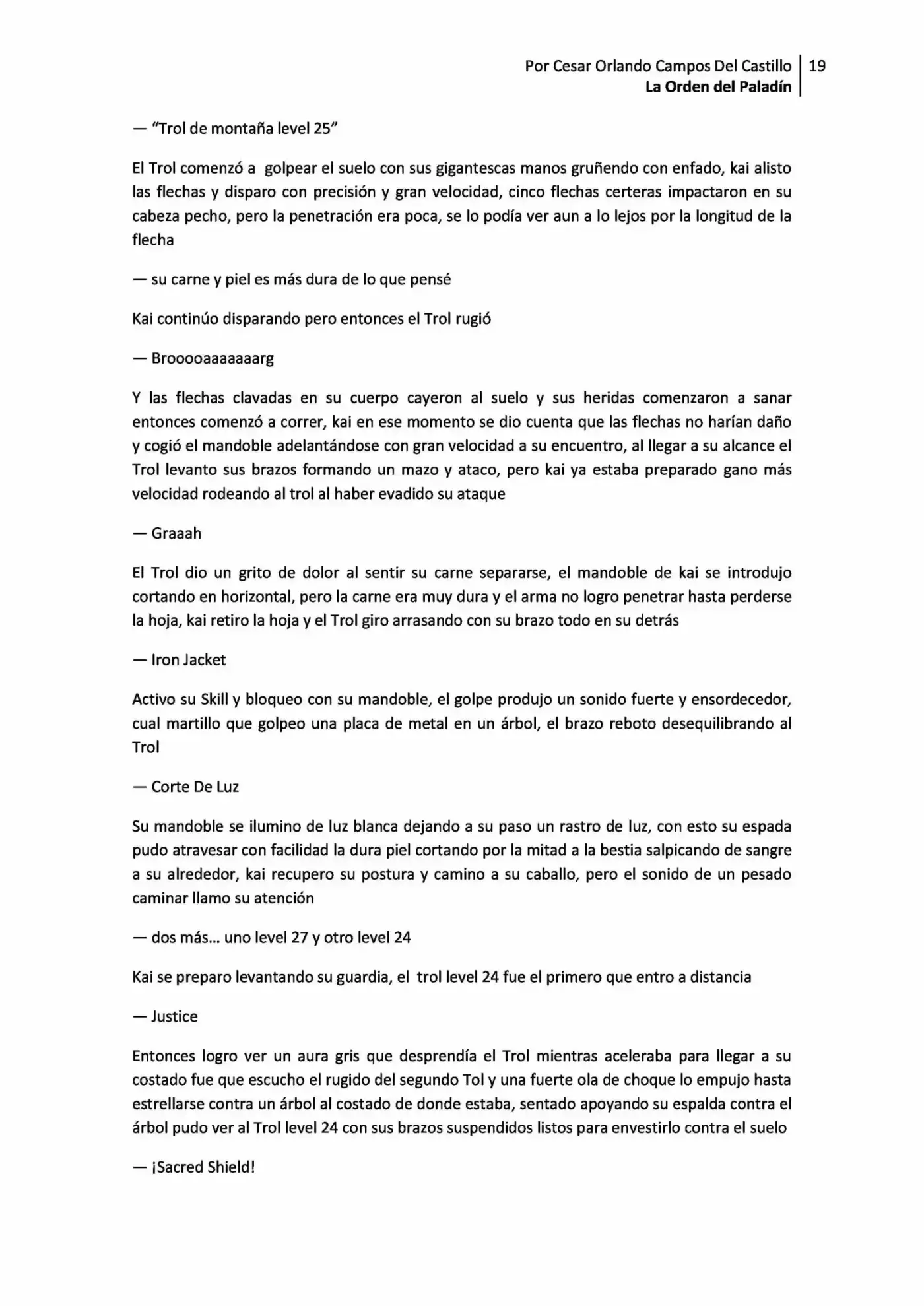 La Orden Del Paladin (Novela) - Capítulo 2.10 - Página 19 - LectorTMOo