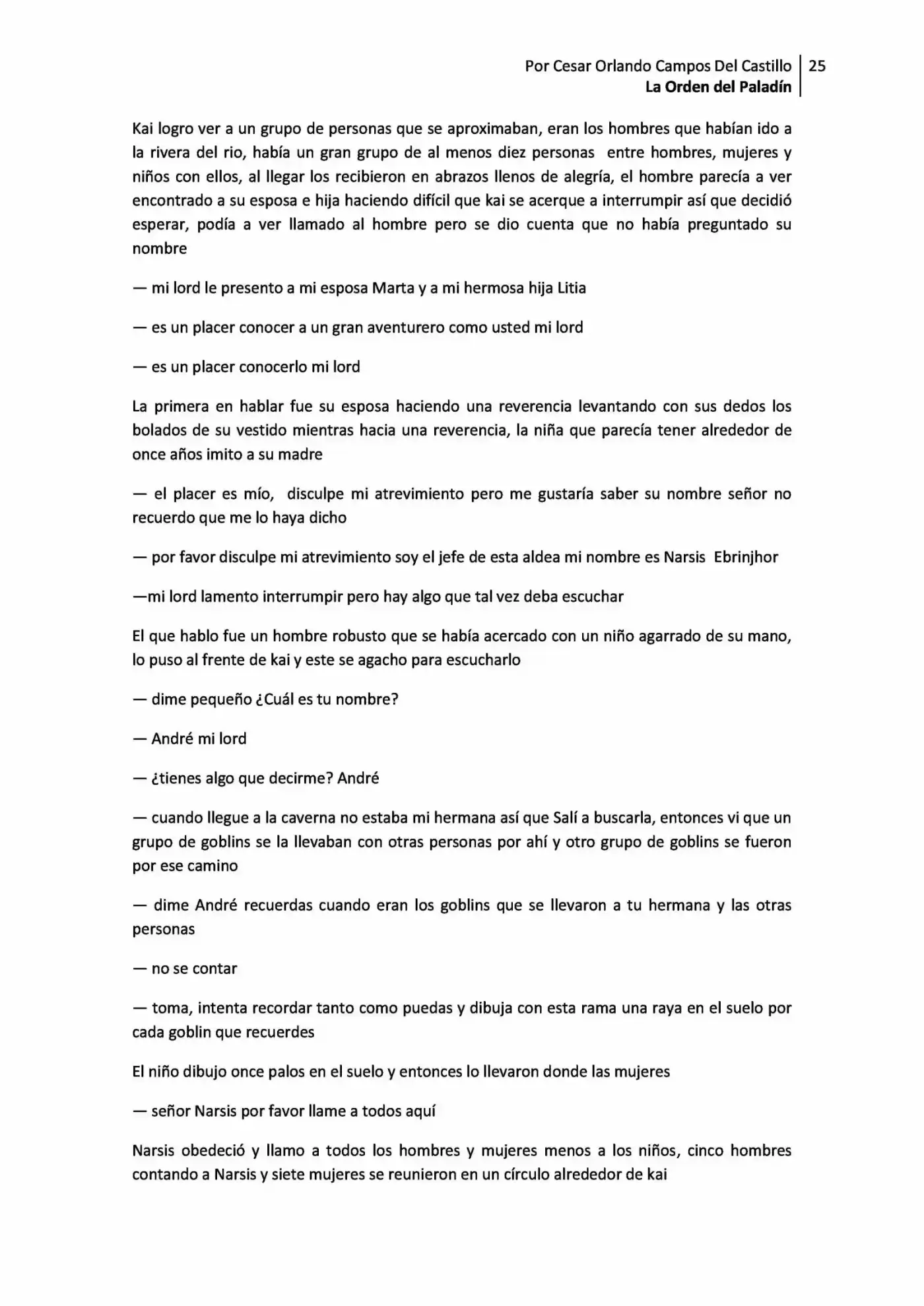 La Orden Del Paladin (Novela) - Capítulo 2.10 - Página 25 - LectorTMOo