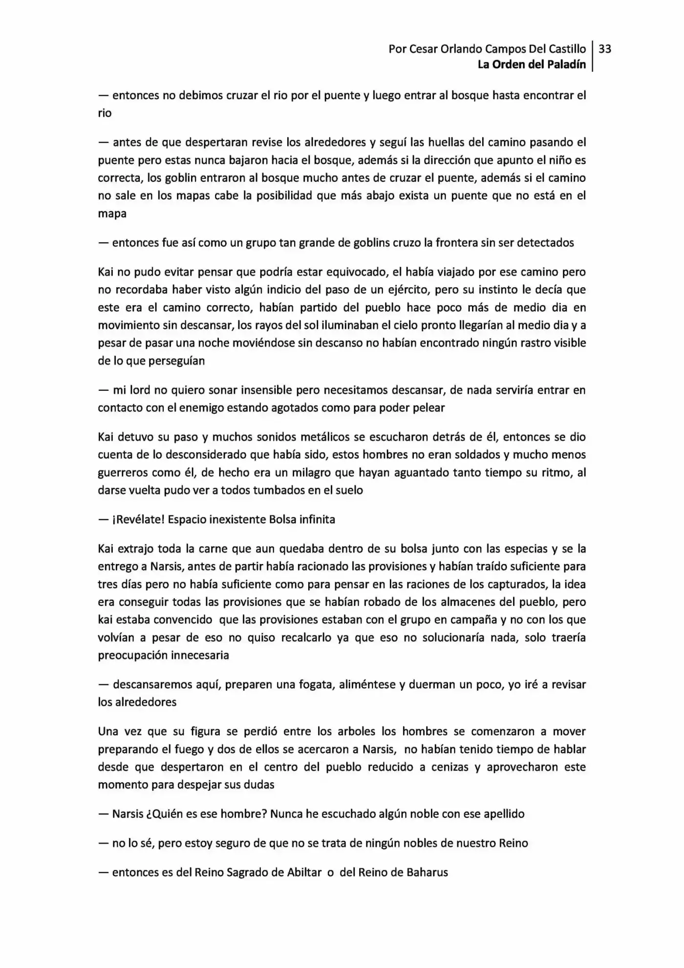 La Orden Del Paladin (Novela) - Capítulo 2.10 - Página 33 - LectorTMOo
