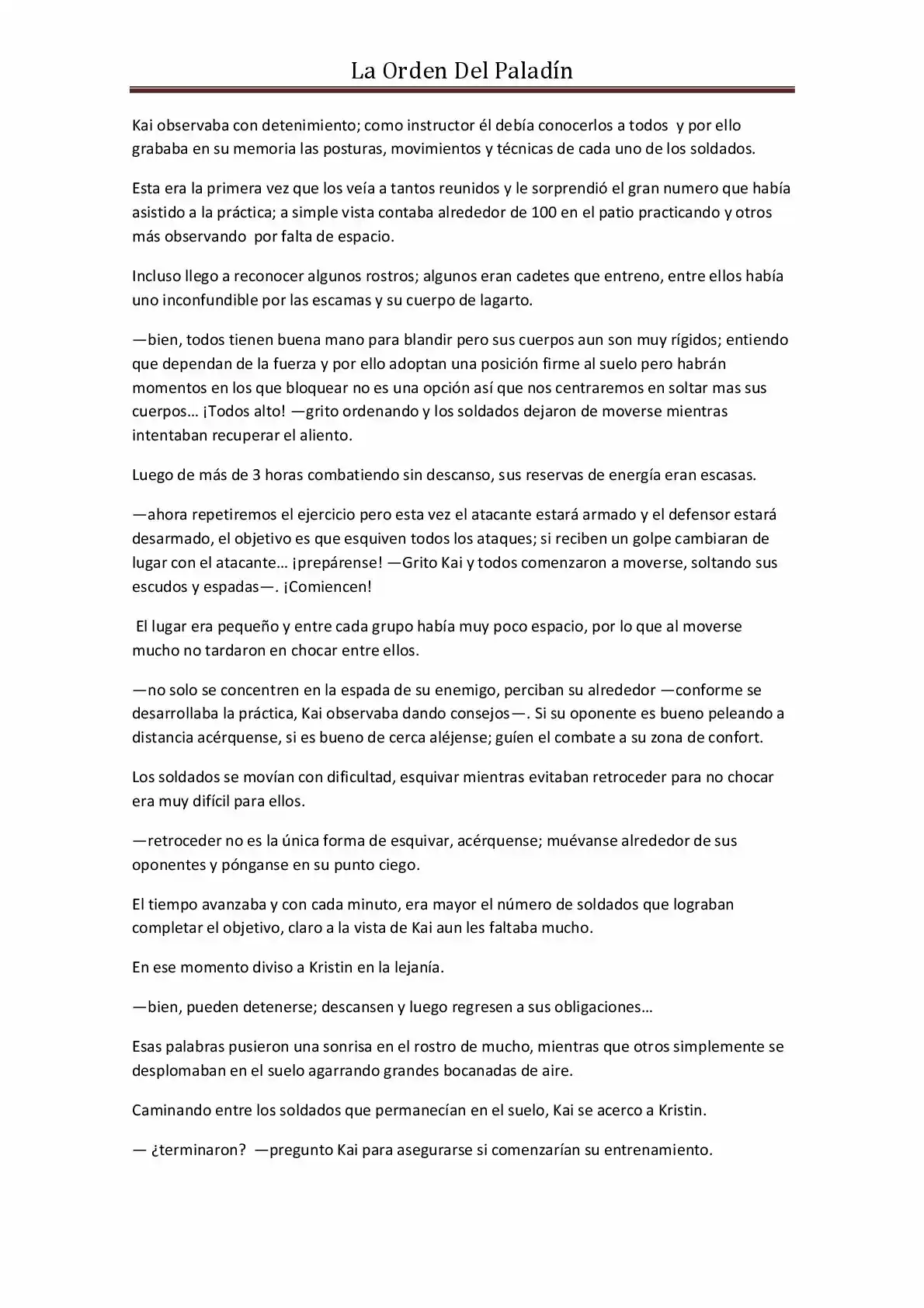 La Orden Del Paladin (Novela) - Capítulo 20 - Página 6 - LectorTMOo