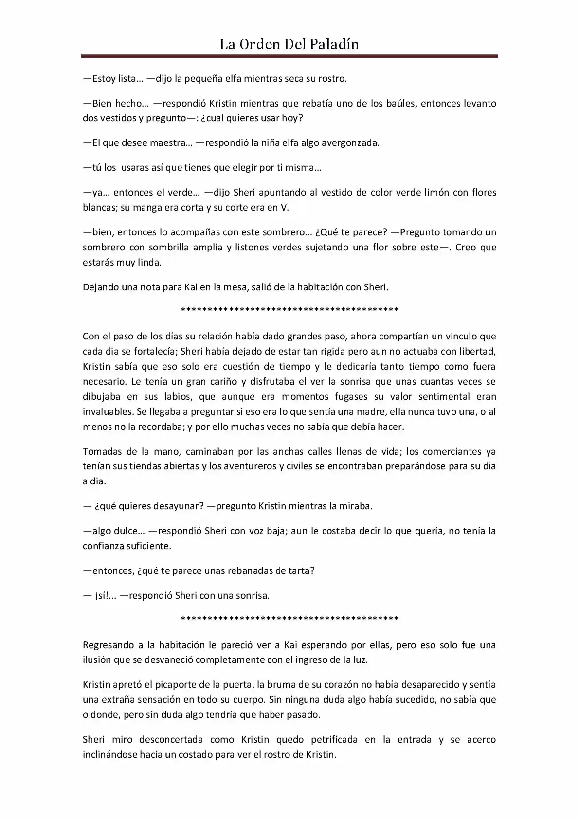 La Orden Del Paladin (Novela) - Capítulo 22 - Página 2 - LectorTMOo