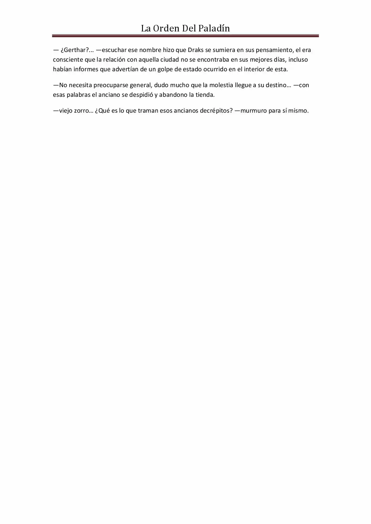 La Orden Del Paladin (Novela) - Capítulo 24 - Página 11 - LectorTMOo