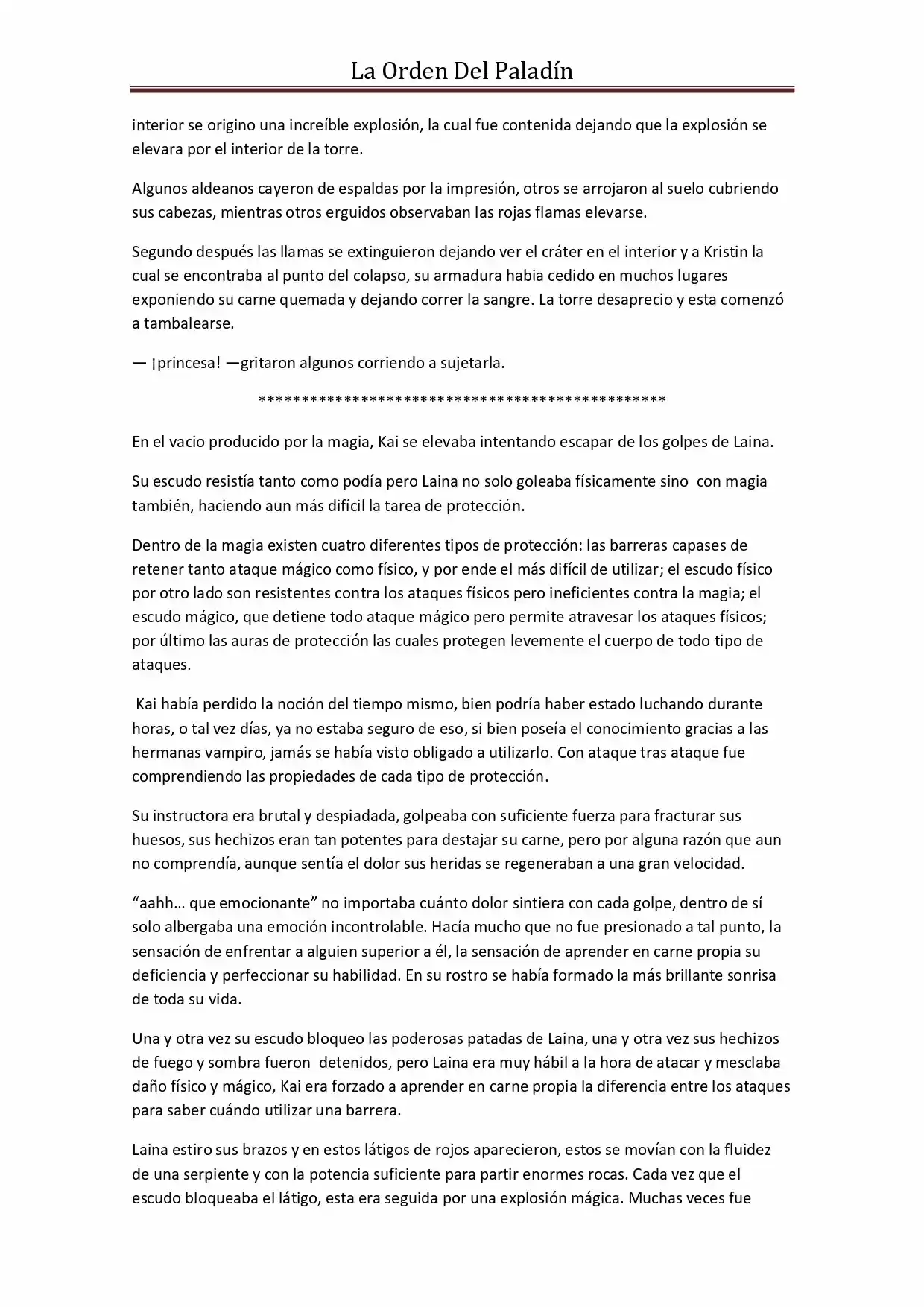 La Orden Del Paladin (Novela) - Capítulo 25 - Página 5 - LectorTMOo