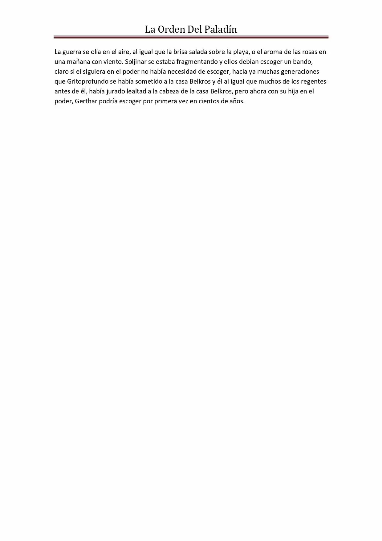 La Orden Del Paladin (Novela) - Capítulo 25 - Página 9 - LectorTMOo