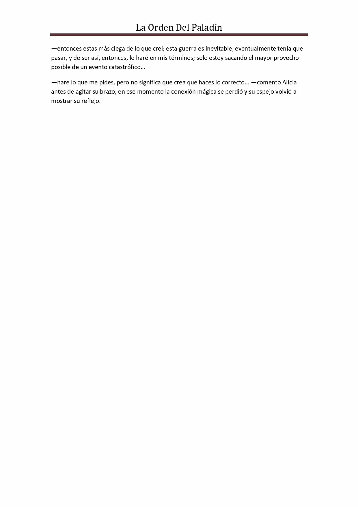 La Orden Del Paladin (Novela) - Capítulo 27 - Página 11 - LectorTMOo