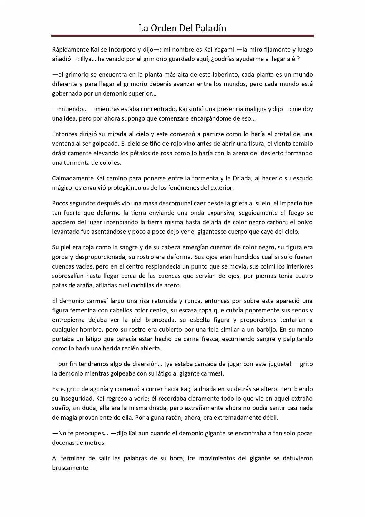 La Orden Del Paladin (Novela) - Capítulo 30 - Página 2 - LectorTMOo