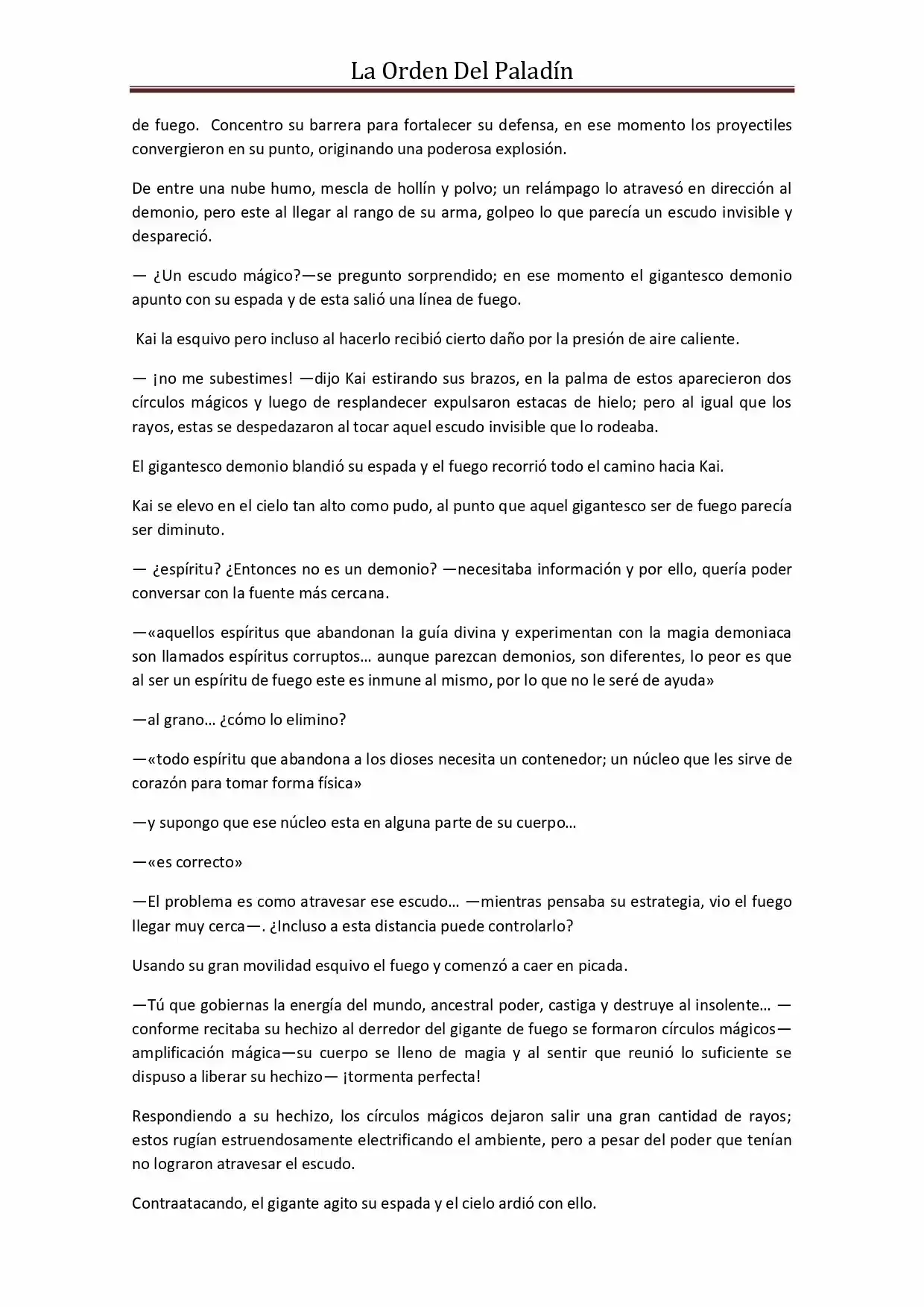 La Orden Del Paladin (Novela) - Capítulo 31 - Página 2 - LectorTMOo