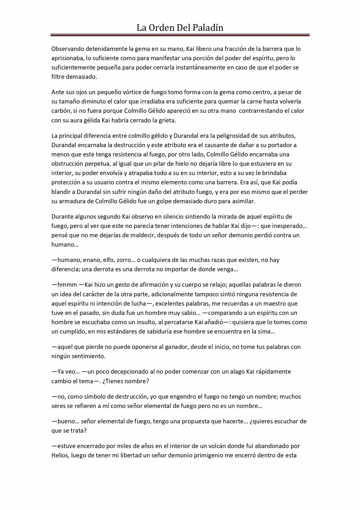 La Orden Del Paladin (Novela) - Capítulo 32 - Página 2 - LectorTMOo