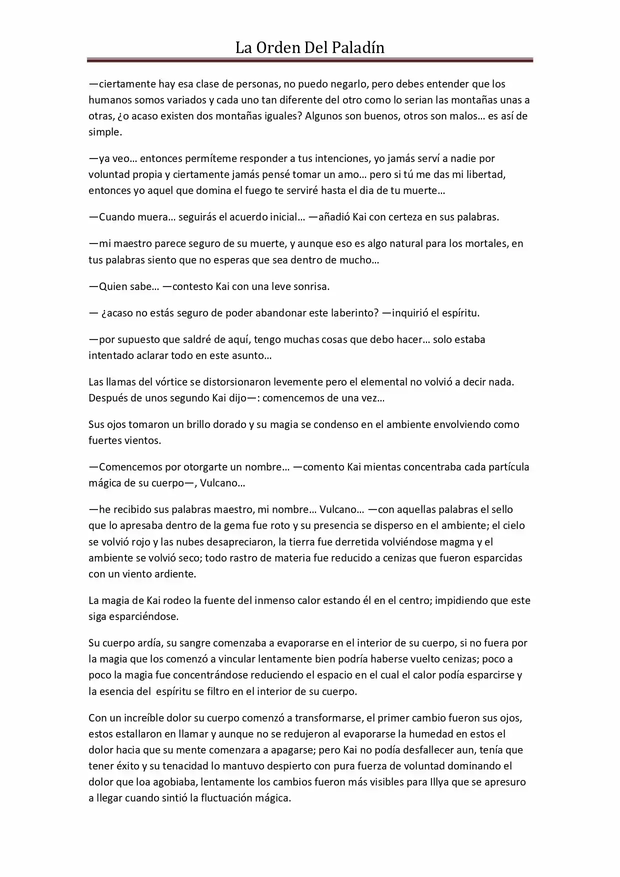 La Orden Del Paladin (Novela) - Capítulo 32 - Página 4 - LectorTMOo