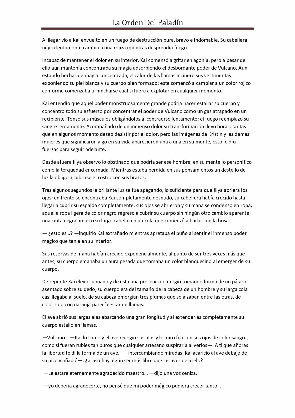 La Orden Del Paladin (Novela) - Capítulo 32 - Página 5 - LectorTMOo