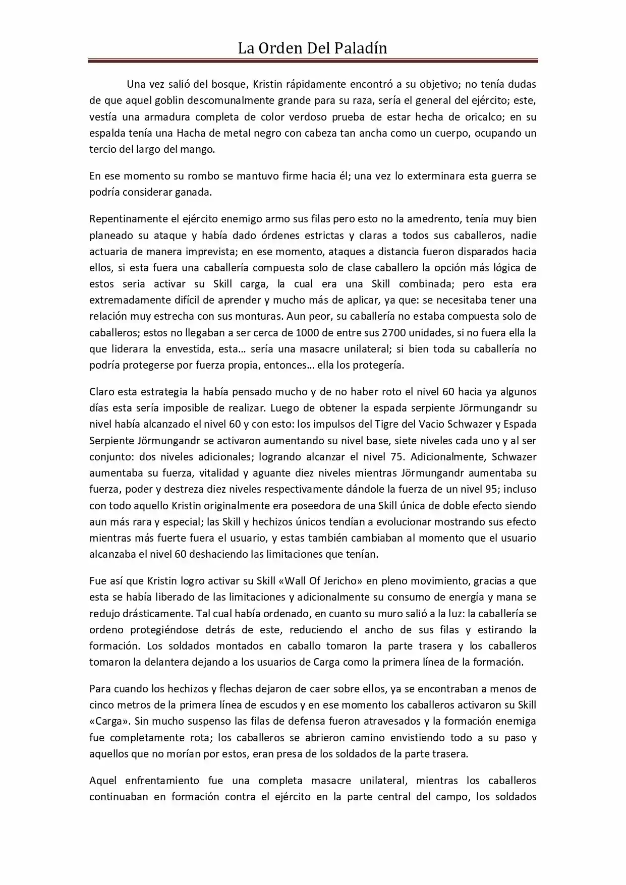La Orden Del Paladin (Novela) - Capítulo 35 - Página 2 - LectorTMOo