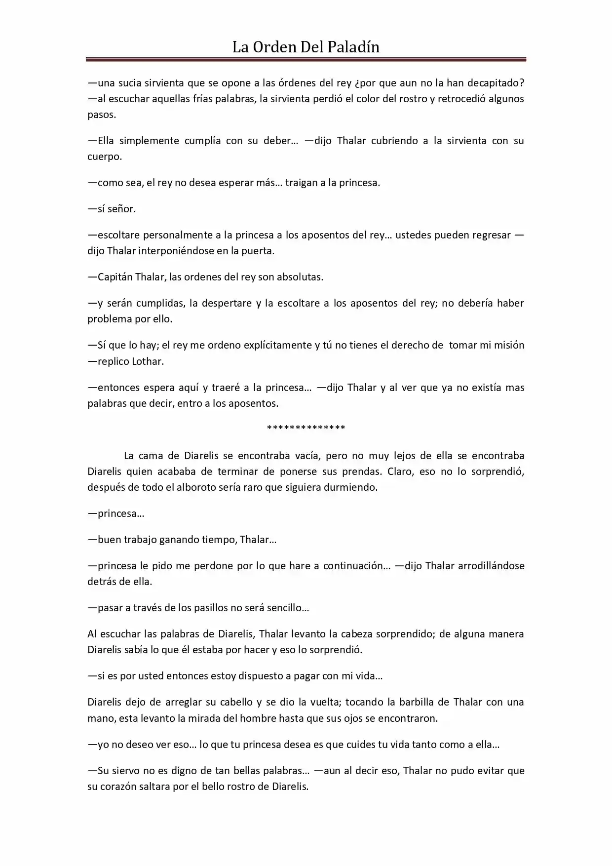 La Orden Del Paladin (Novela) - Capítulo 36 - Página 10 - LectorTMOo