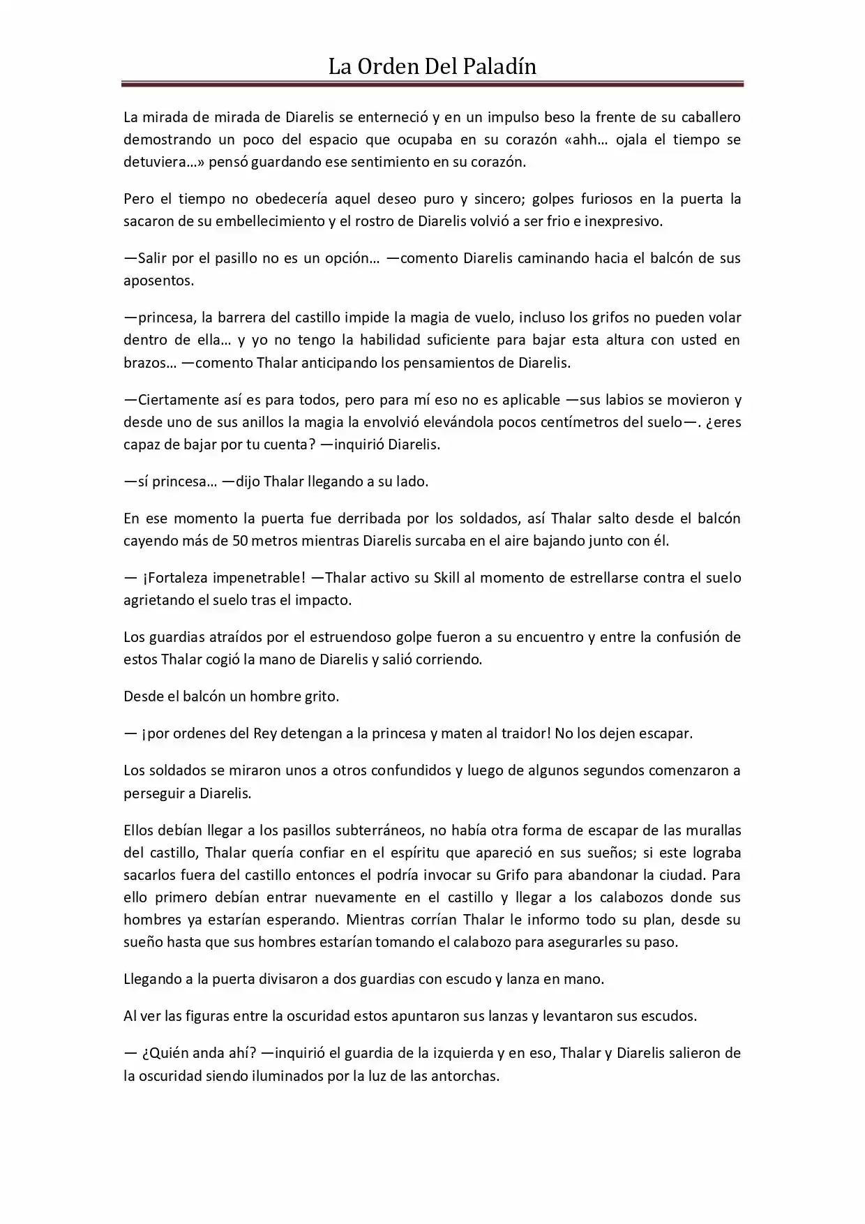 La Orden Del Paladin (Novela) - Capítulo 36 - Página 11 - LectorTMOo