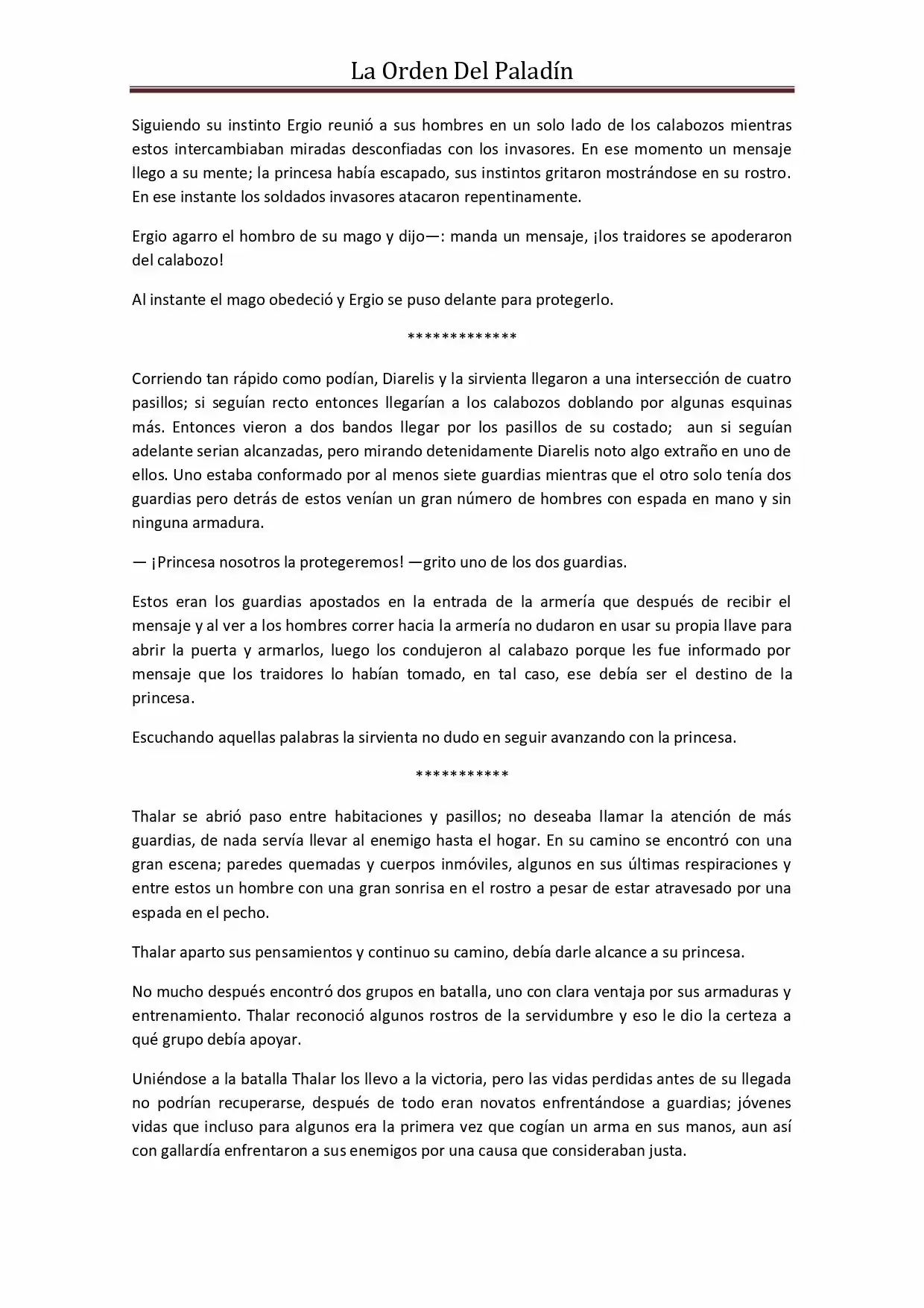 La Orden Del Paladin (Novela) - Capítulo 36 - Página 15 - LectorTMOo