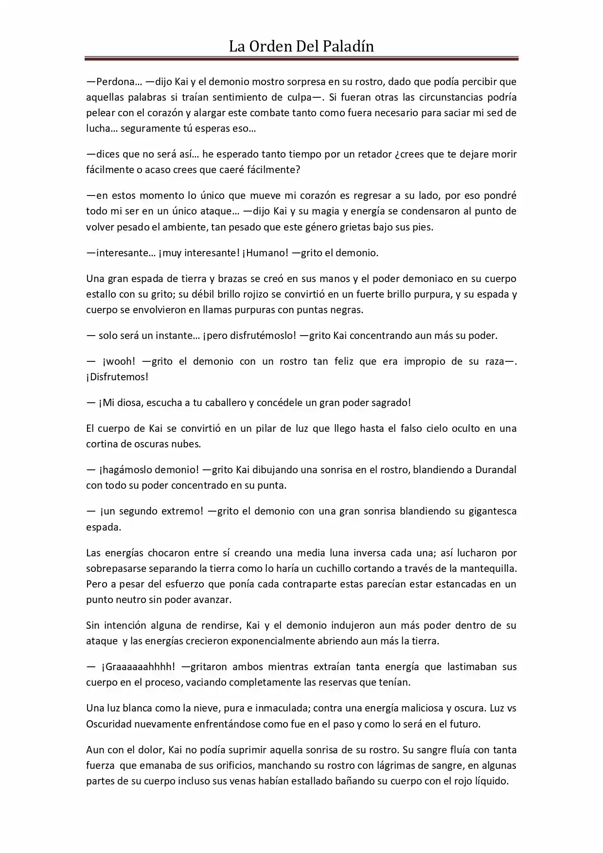 La Orden Del Paladin (Novela) - Capítulo 38 - Página 2 - LectorTMOo