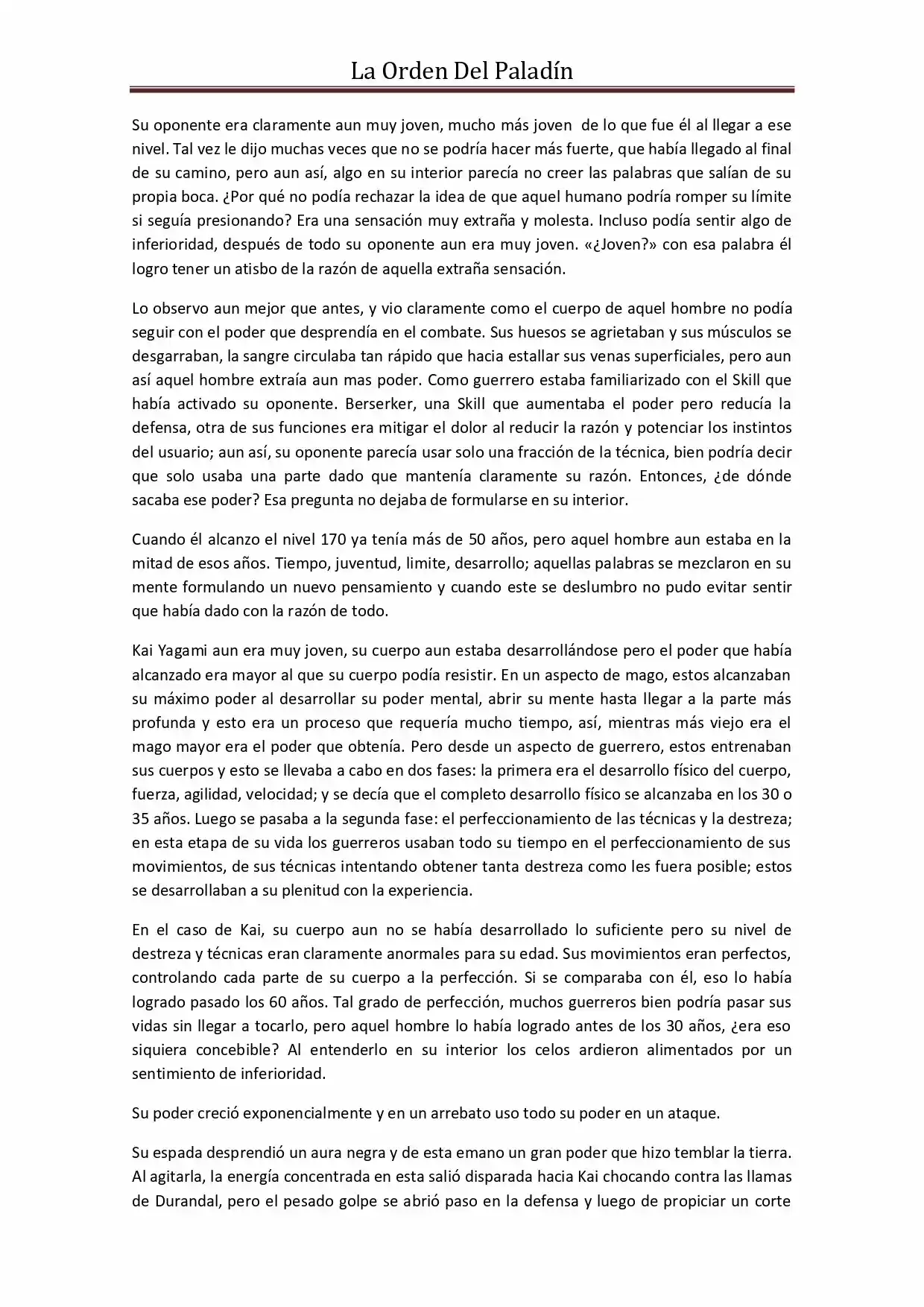 La Orden Del Paladin (Novela) - Capítulo 38 - Página 10 - LectorTMOo