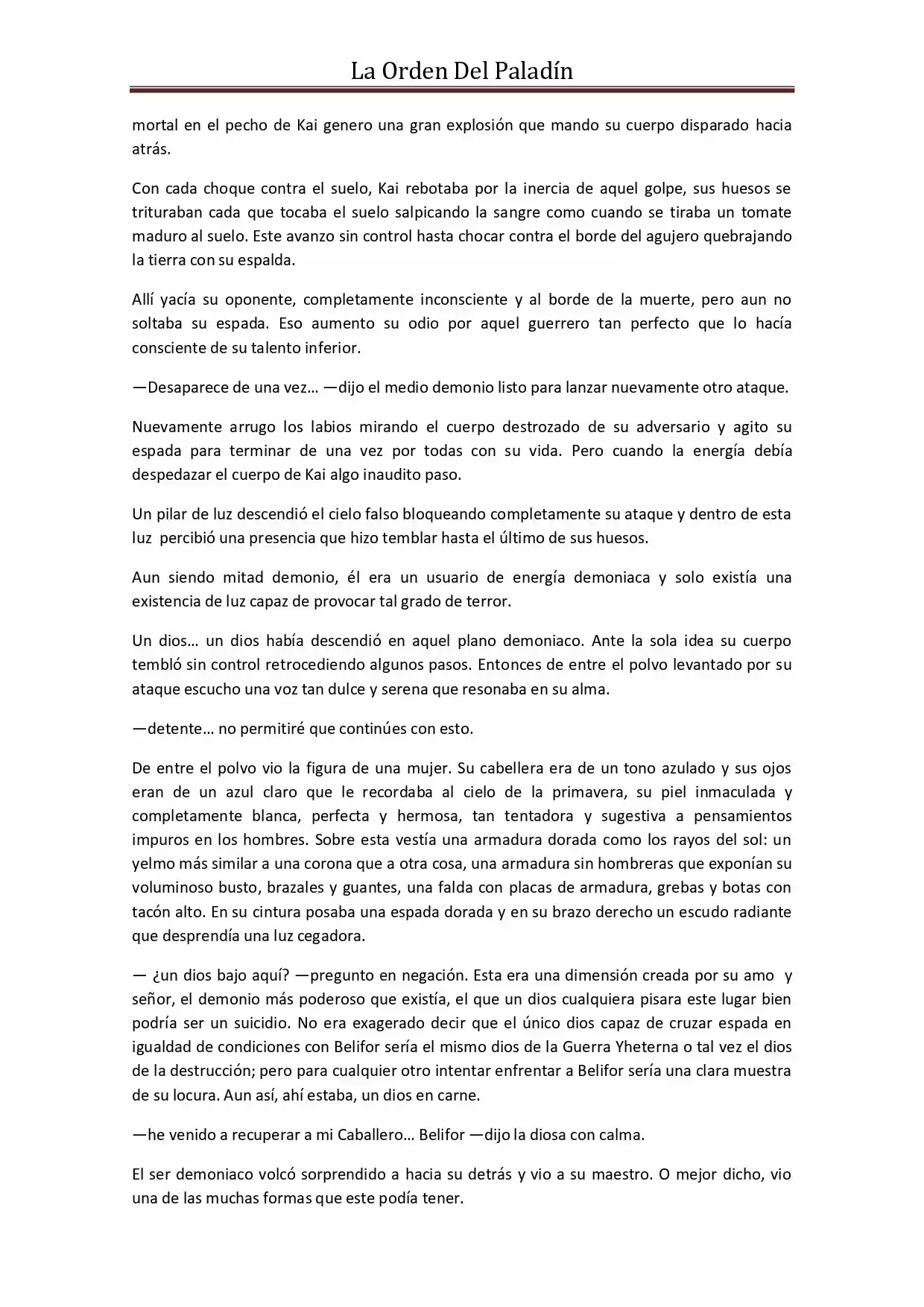 La Orden Del Paladin (Novela) - Capítulo 38 - Página 11 - LectorTMOo