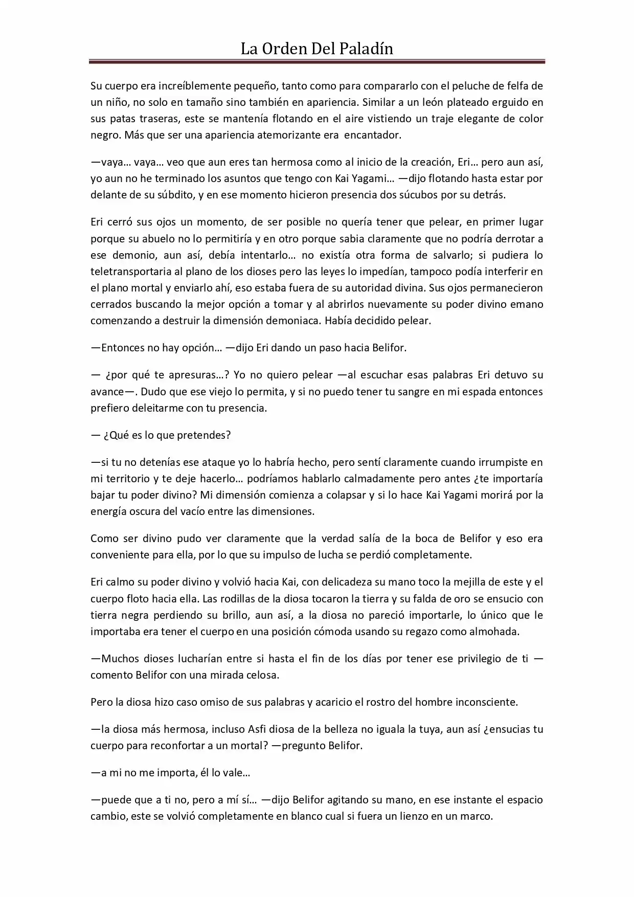 La Orden Del Paladin (Novela) - Capítulo 38 - Página 12 - LectorTMOo