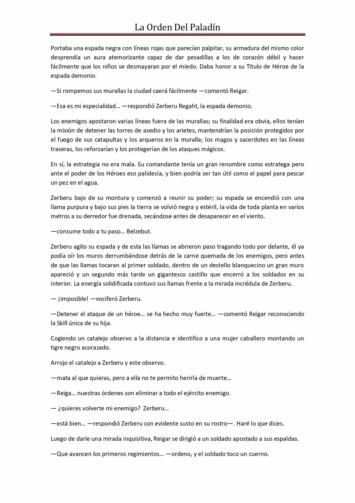 La Orden Del Paladin (Novela) - Capítulo 39 - Página 6 - LectorTMOo