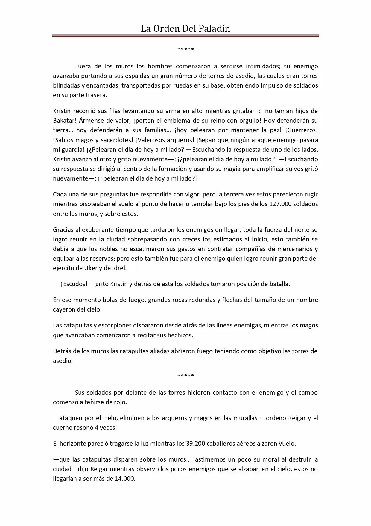 La Orden Del Paladin (Novela) - Capítulo 39 - Página 8 - LectorTMOo