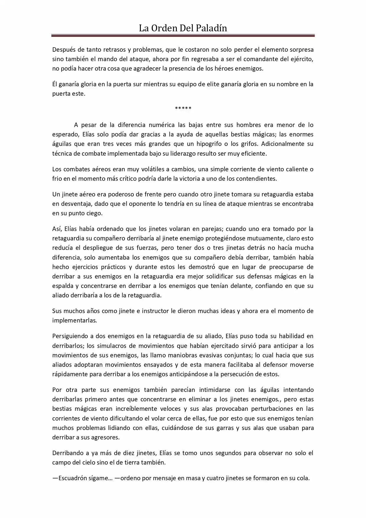 La Orden Del Paladin (Novela) - Capítulo 39 - Página 10 - LectorTMOo