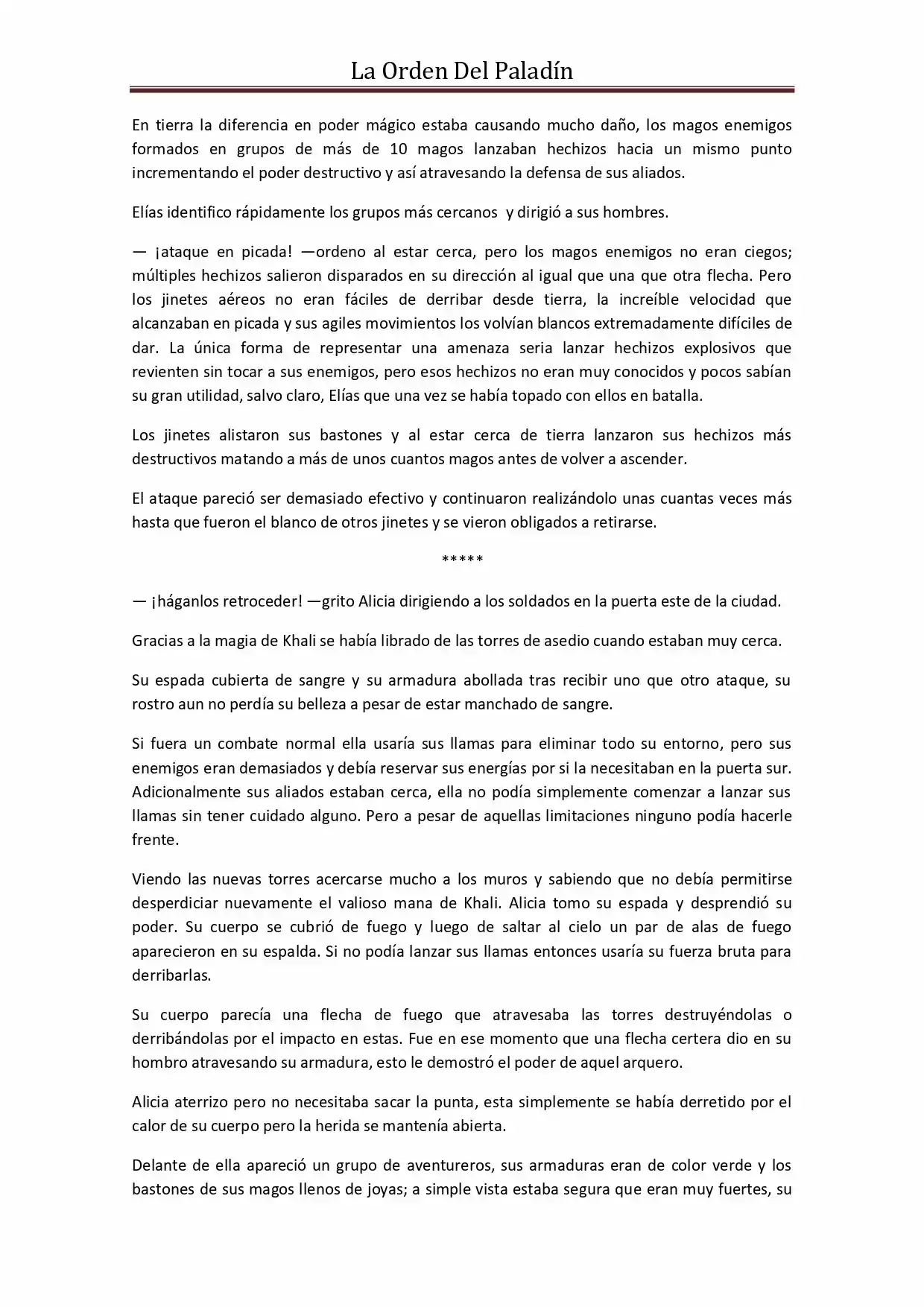 La Orden Del Paladin (Novela) - Capítulo 39 - Página 11 - LectorTMOo
