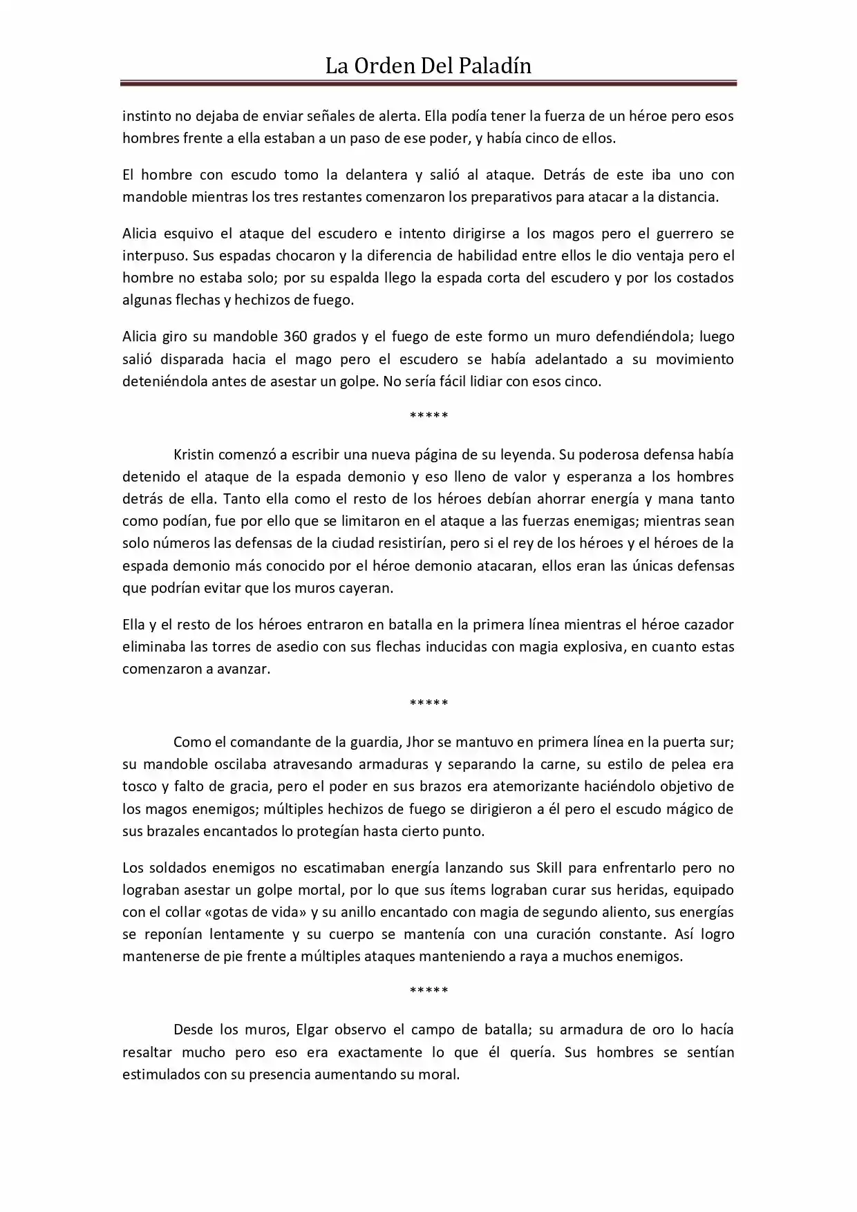 La Orden Del Paladin (Novela) - Capítulo 39 - Página 12 - LectorTMOo