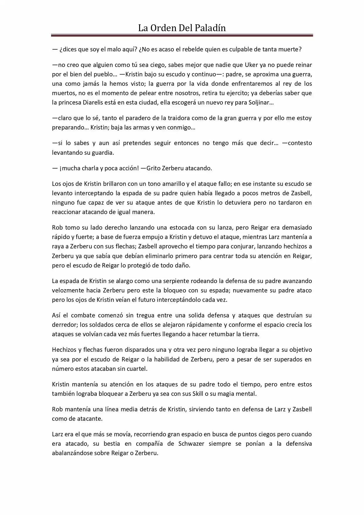 La Orden Del Paladin (Novela) - Capítulo 39 - Página 14 - LectorTMOo