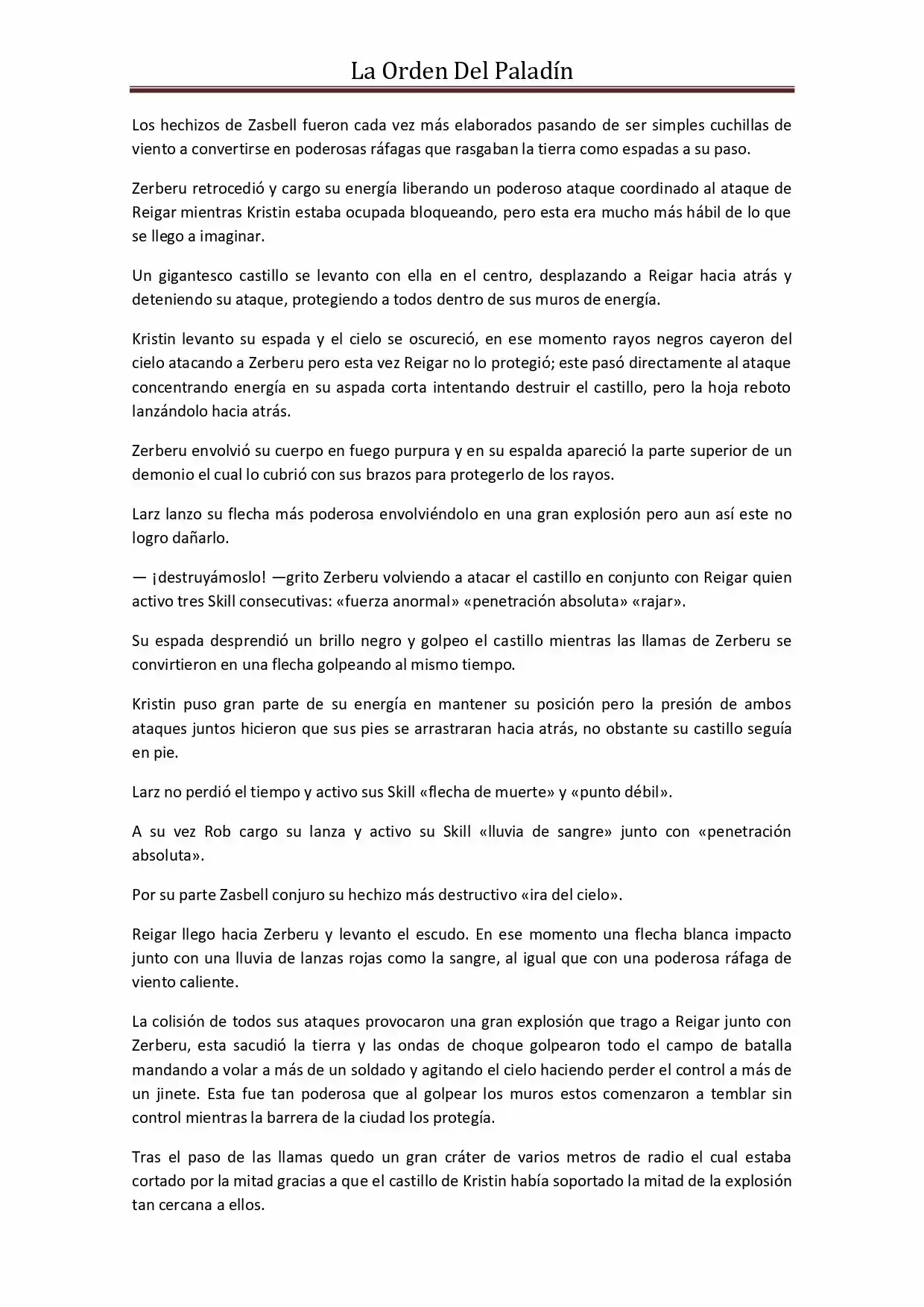 La Orden Del Paladin (Novela) - Capítulo 39 - Página 15 - LectorTMOo