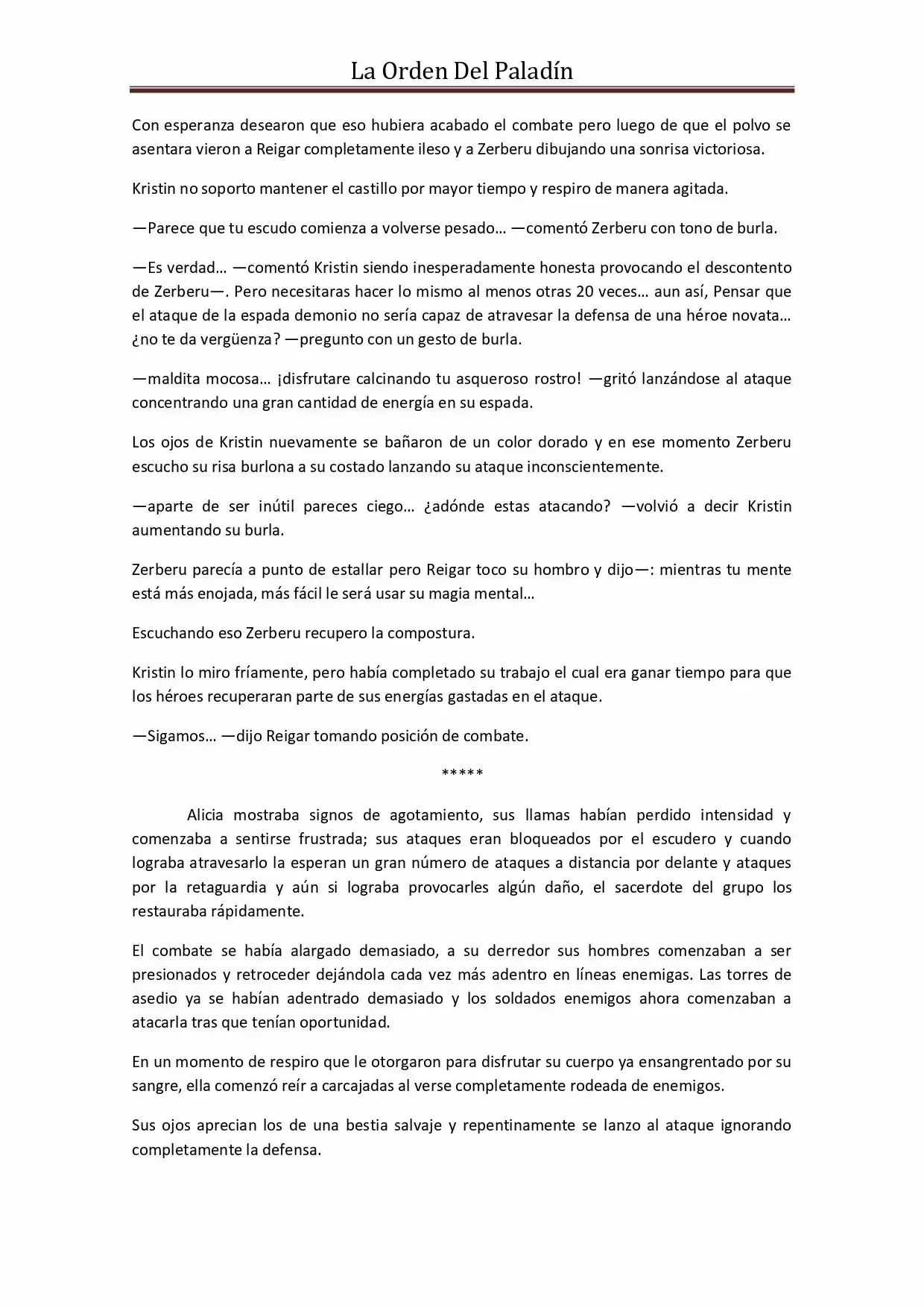 La Orden Del Paladin (Novela) - Capítulo 39 - Página 16 - LectorTMOo