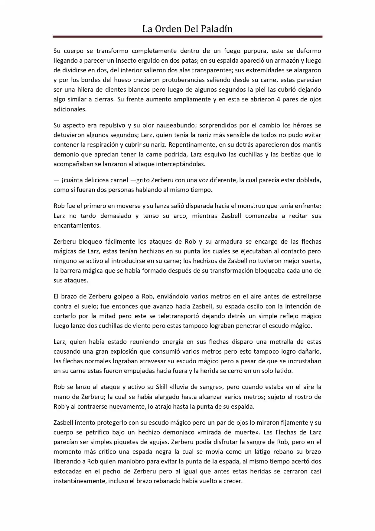 La Orden Del Paladin (Novela) - Capítulo 40 - Página 2 - LectorTMOo