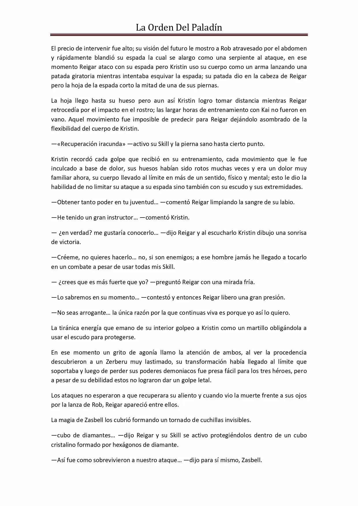 La Orden Del Paladin (Novela) - Capítulo 40 - Página 3 - LectorTMOo