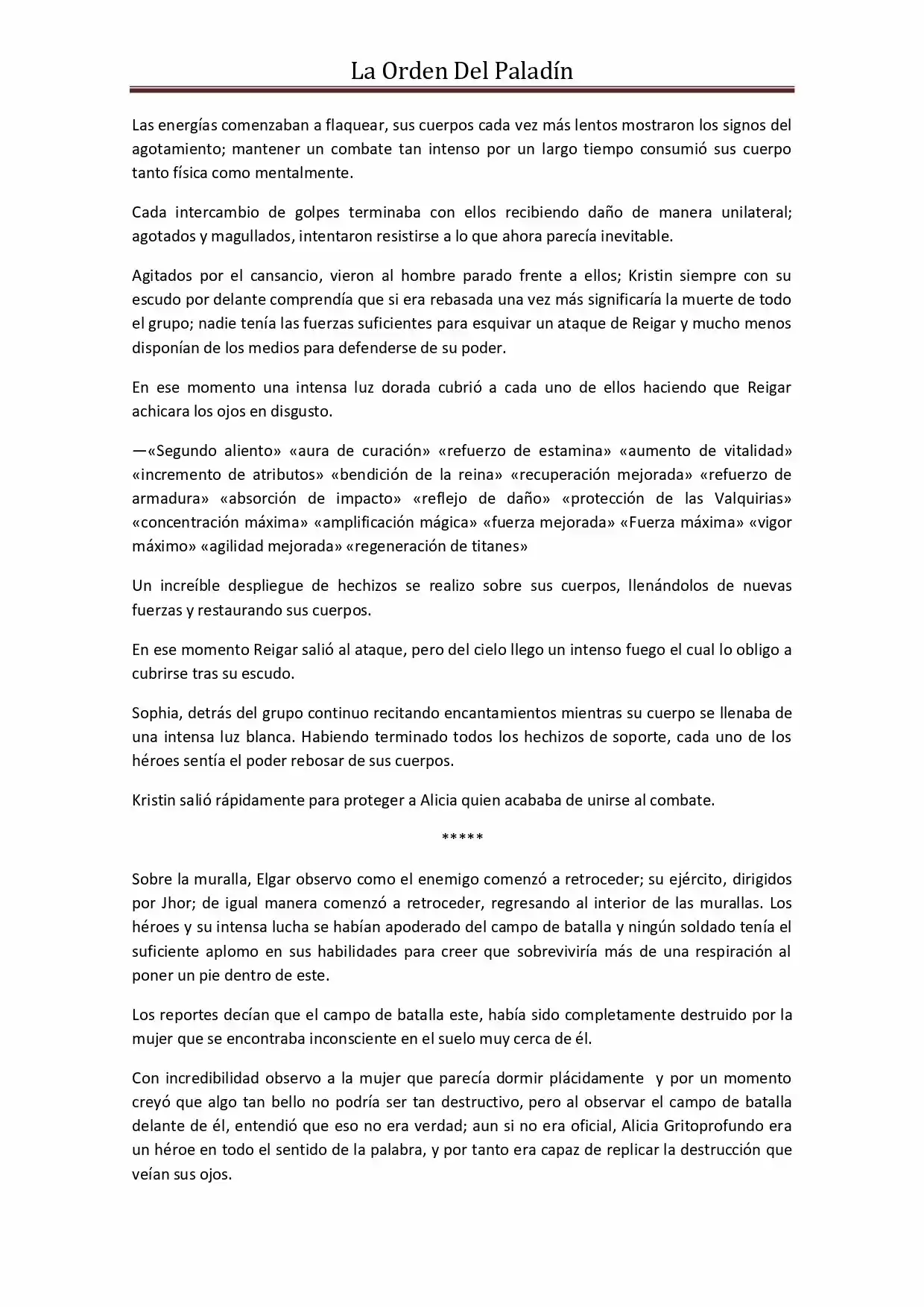 La Orden Del Paladin (Novela) - Capítulo 40 - Página 5 - LectorTMOo
