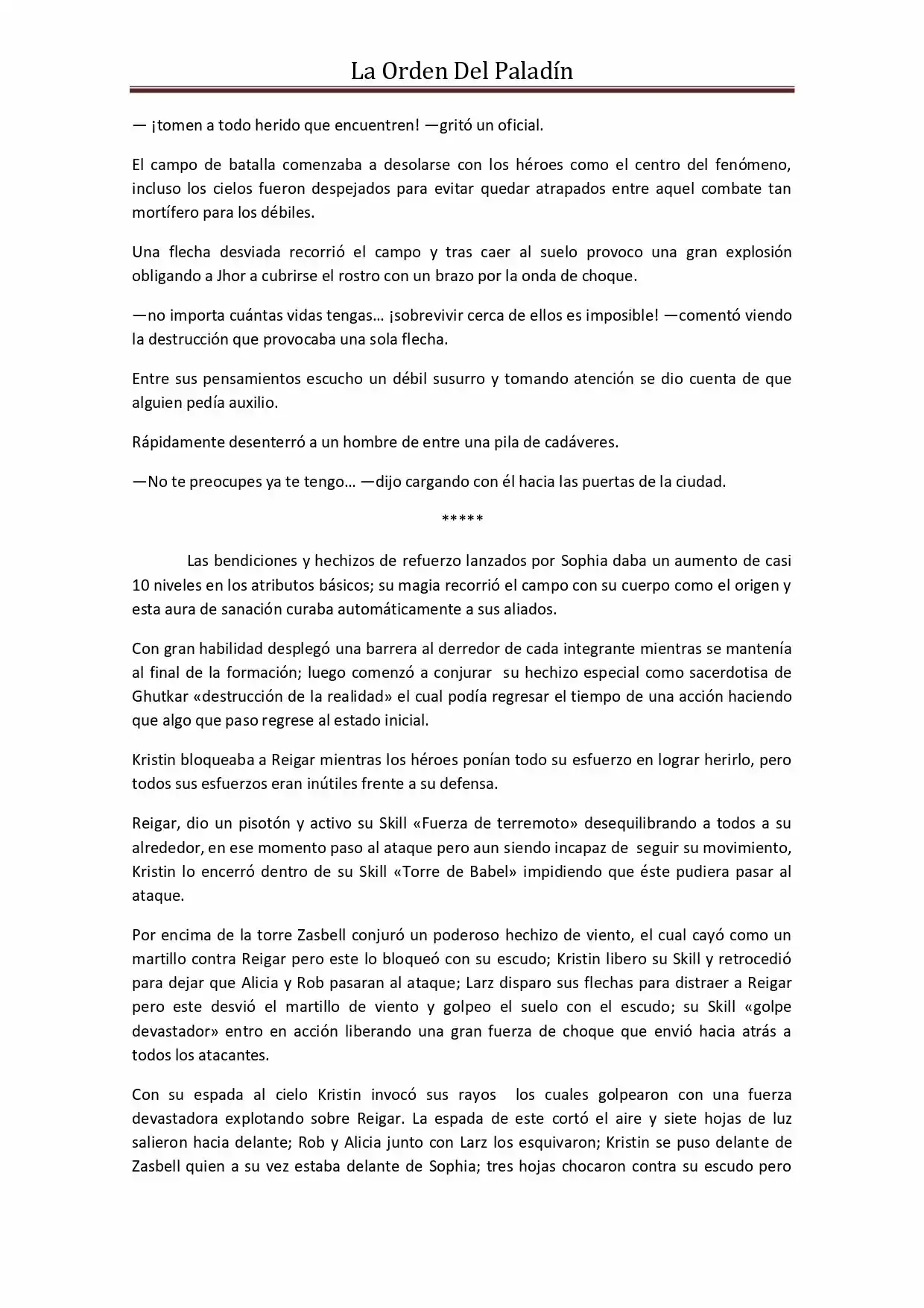 La Orden Del Paladin (Novela) - Capítulo 40 - Página 7 - LectorTMOo
