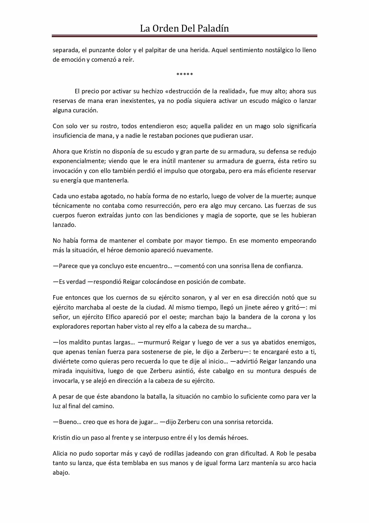 La Orden Del Paladin (Novela) - Capítulo 40 - Página 10 - LectorTMOo