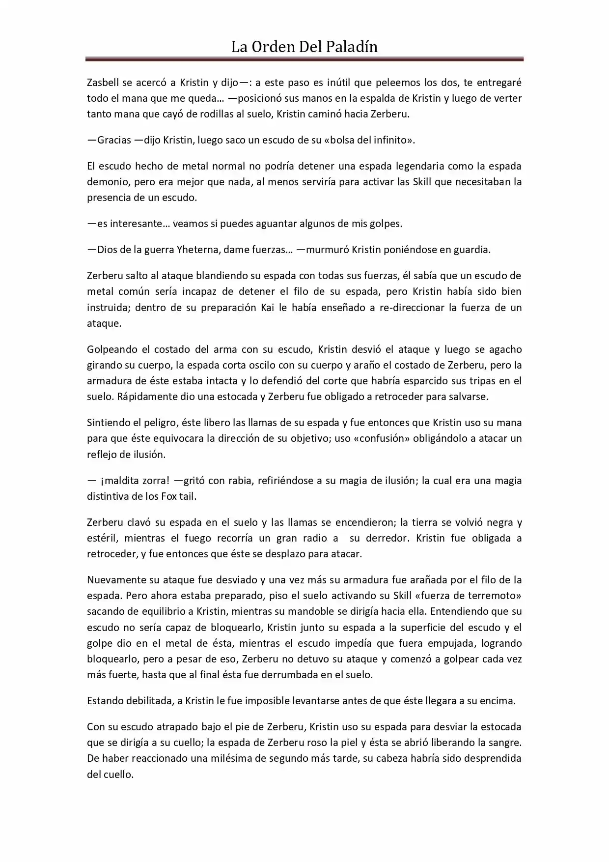 La Orden Del Paladin (Novela) - Capítulo 40 - Página 11 - LectorTMOo