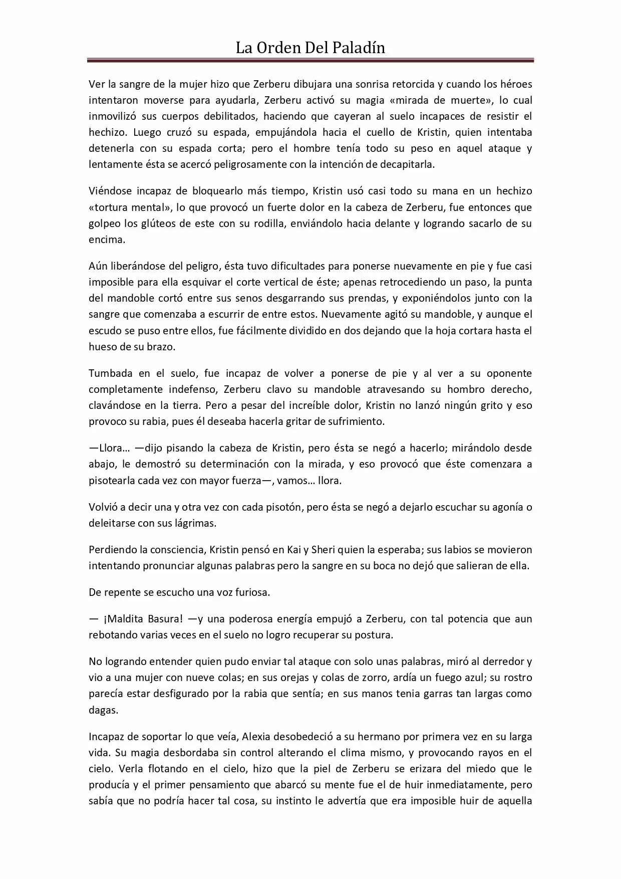 La Orden Del Paladin (Novela) - Capítulo 40 - Página 12 - LectorTMOo