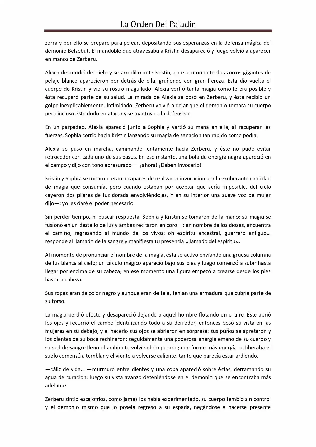 La Orden Del Paladin (Novela) - Capítulo 40 - Página 13 - LectorTMOo
