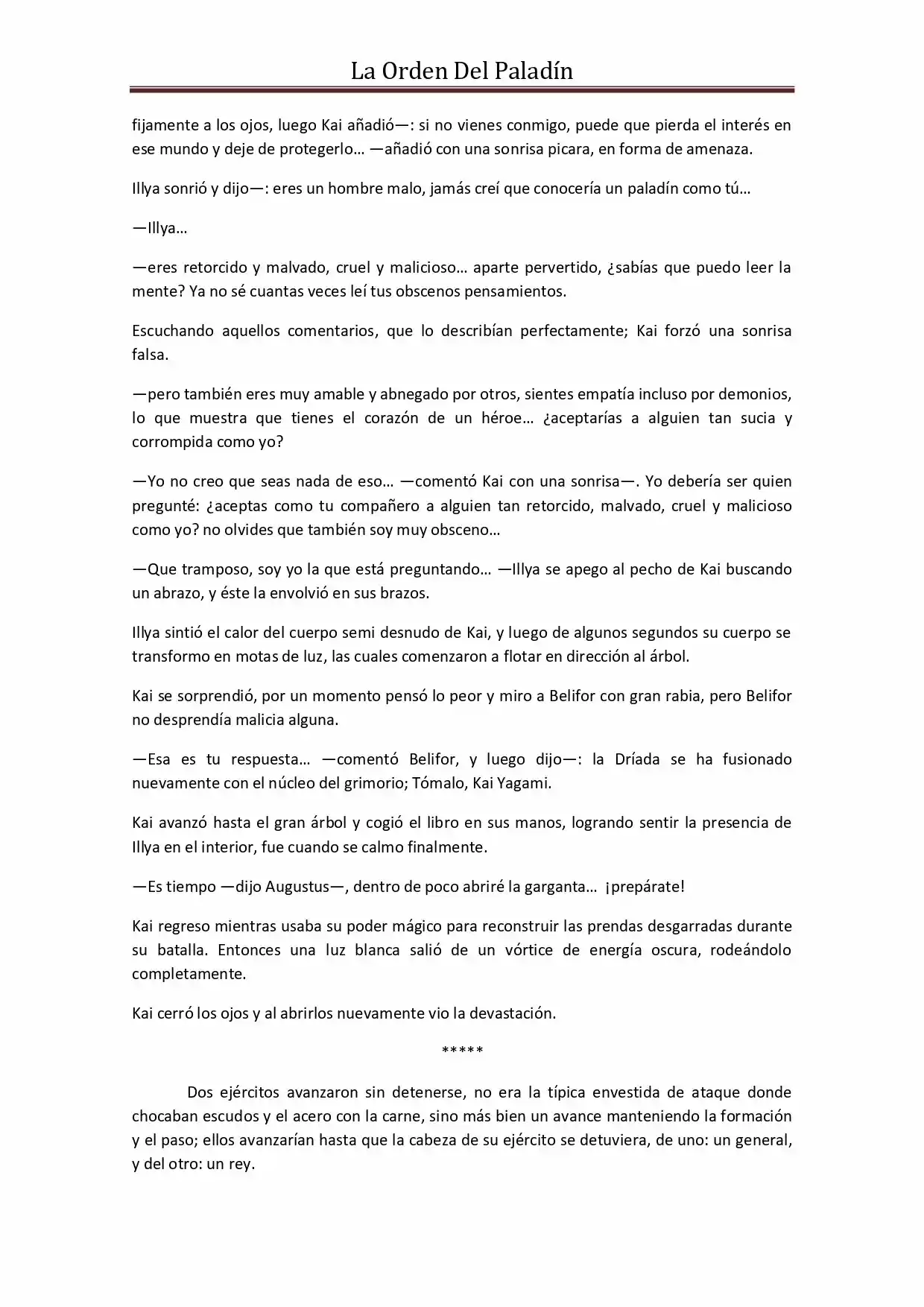La Orden Del Paladin (Novela) - Capítulo 41 - Página 3 - LectorTMOo
