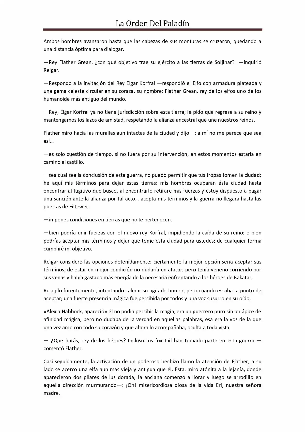 La Orden Del Paladin (Novela) - Capítulo 41 - Página 4 - LectorTMOo