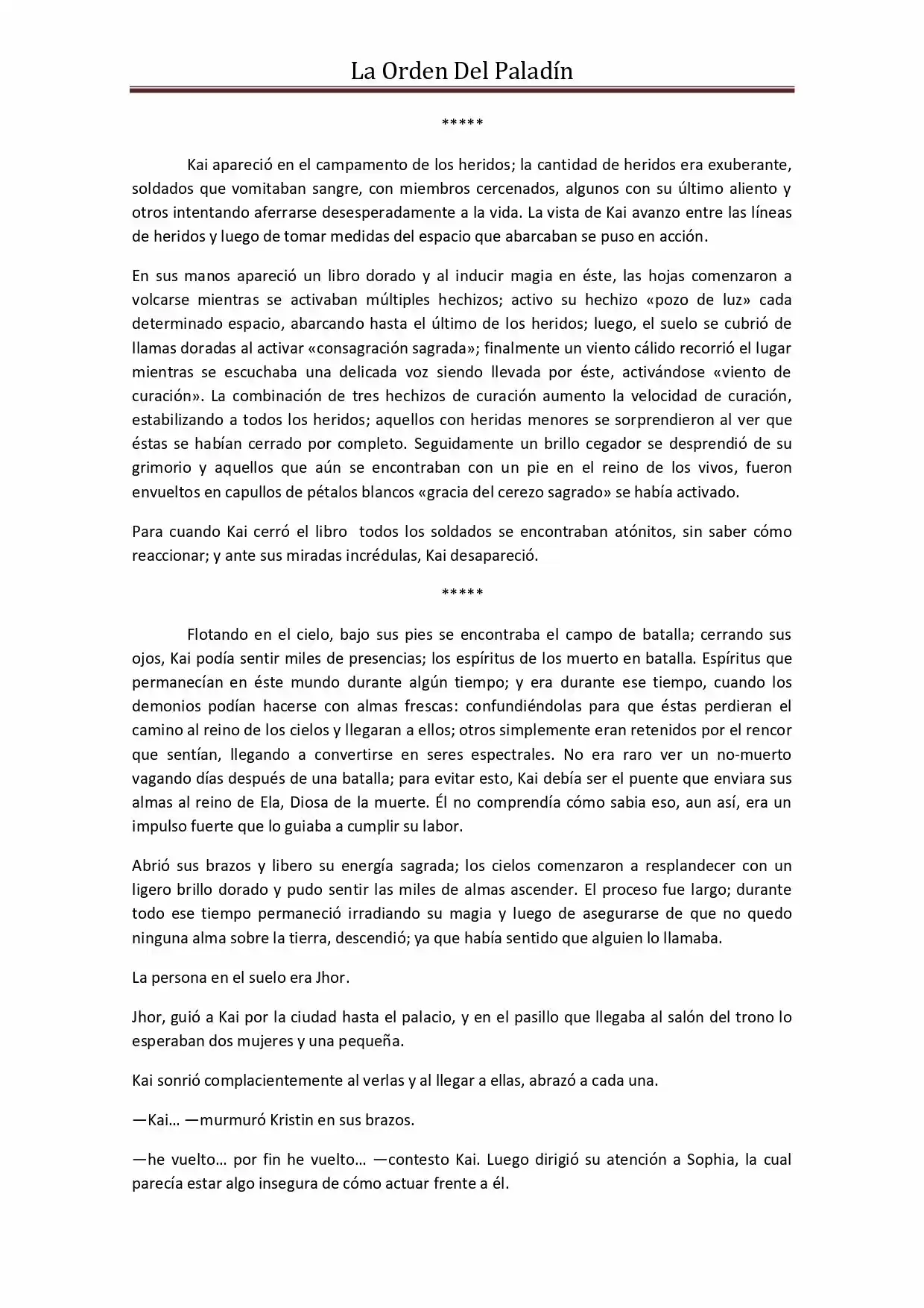 La Orden Del Paladin (Novela) - Capítulo 41 - Página 7 - LectorTMOo